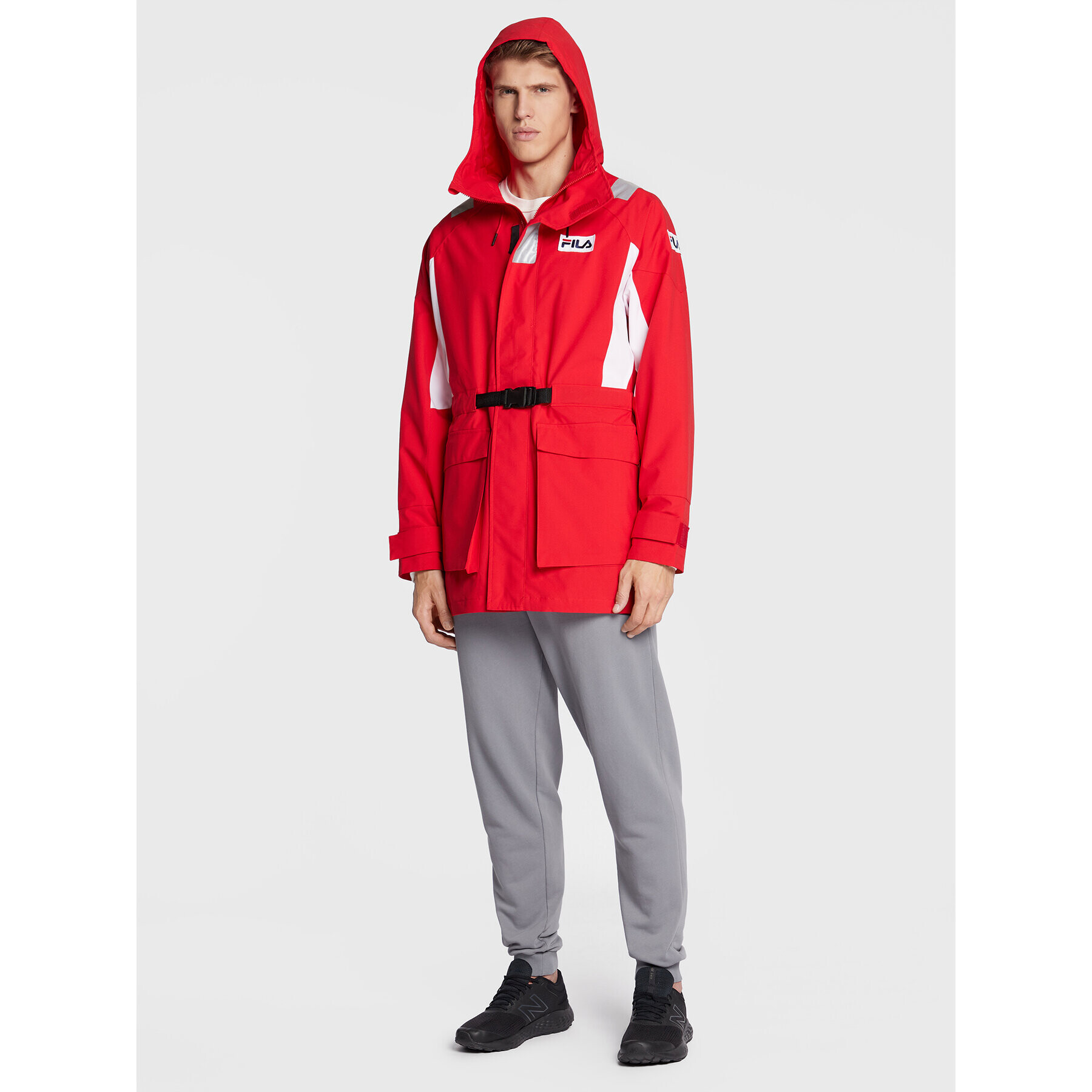 Fila Ветроходно яке Zagreb FAM0170 Червен Regular Fit - Pepit.bg