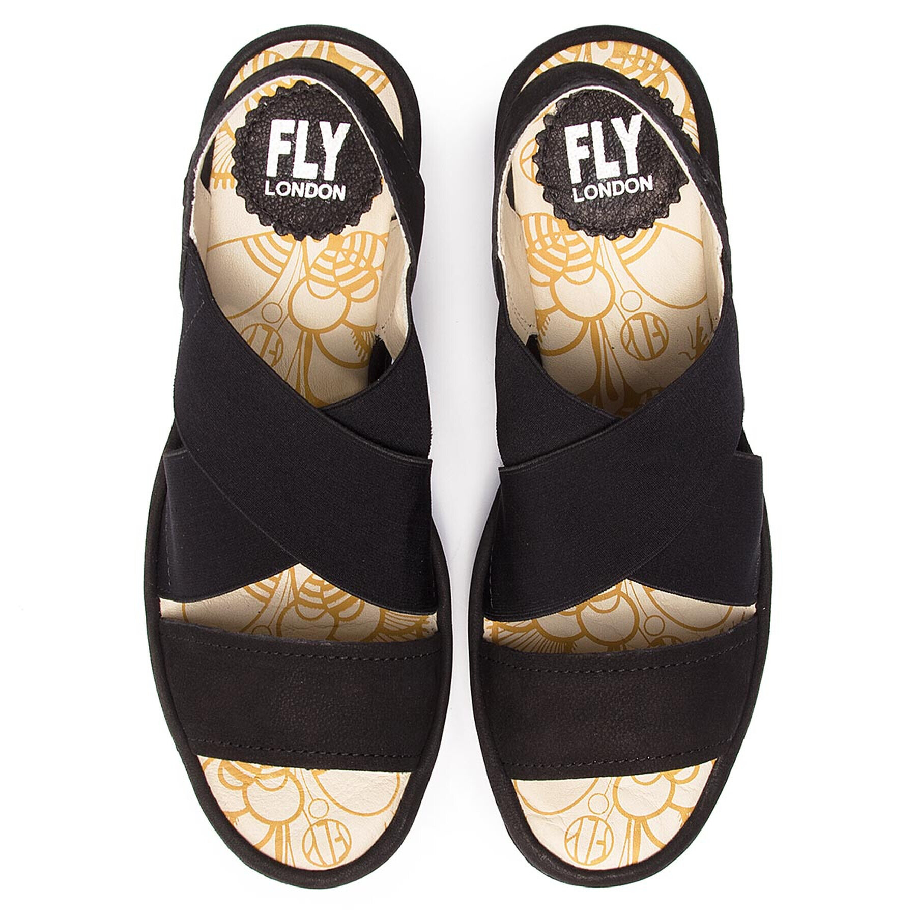 Fly London Сандали Yajifly P500888000 Черен - Pepit.bg