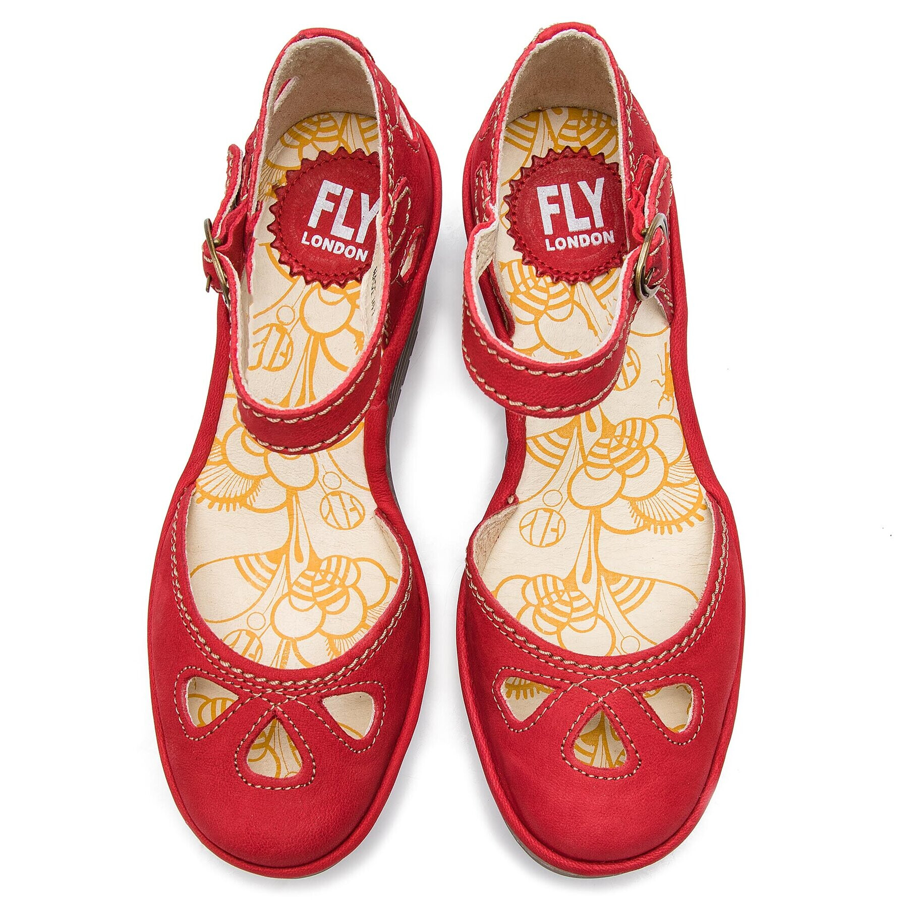 Fly London Сандали Yunafly P500016135 Червен - Pepit.bg