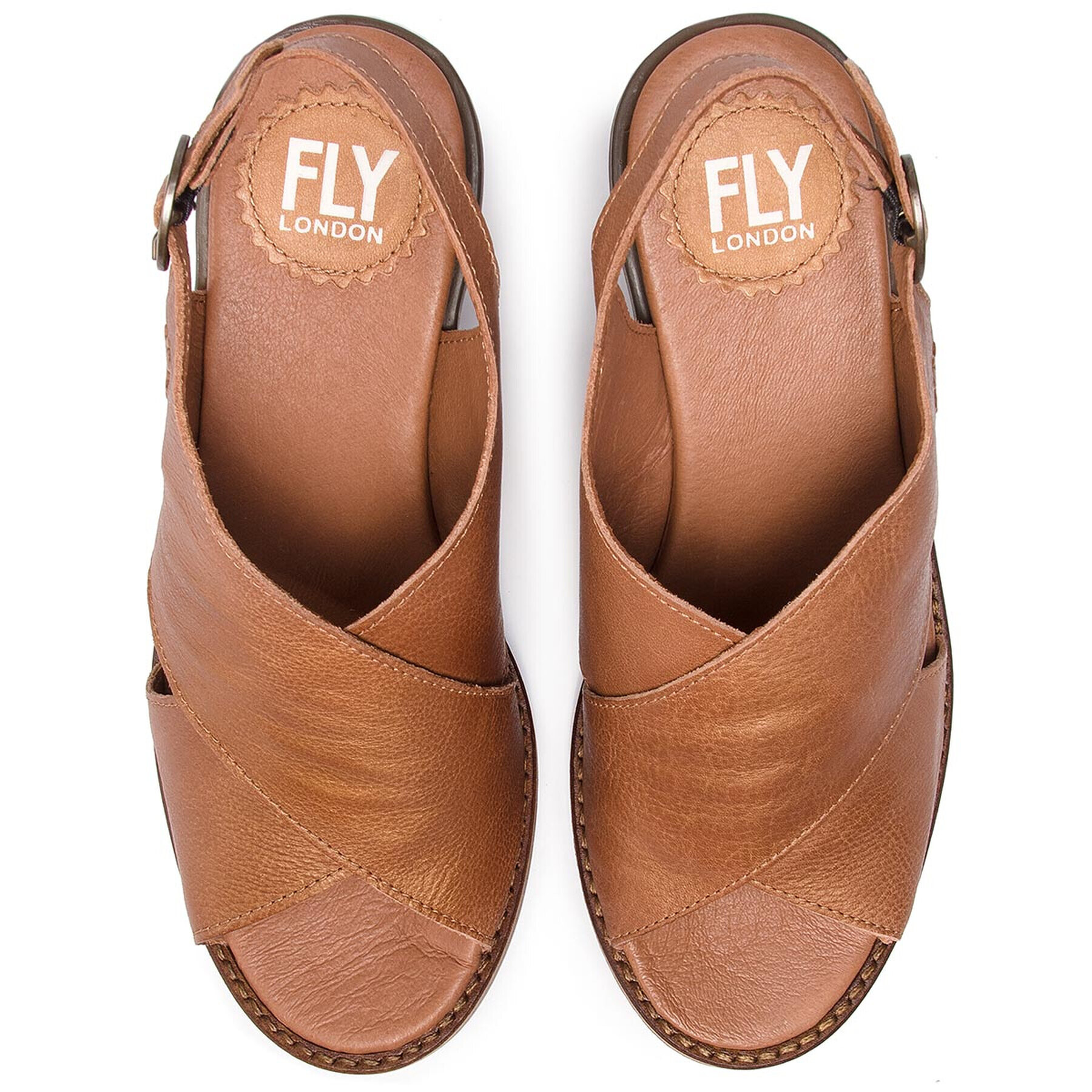 Fly London Сандали Zakofly P144438003 Кафяв - Pepit.bg