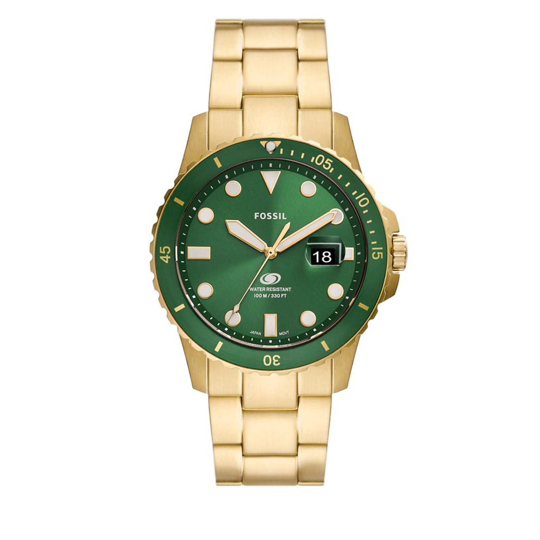 Fossil Часовник Blue FS5950 Златист - Pepit.bg