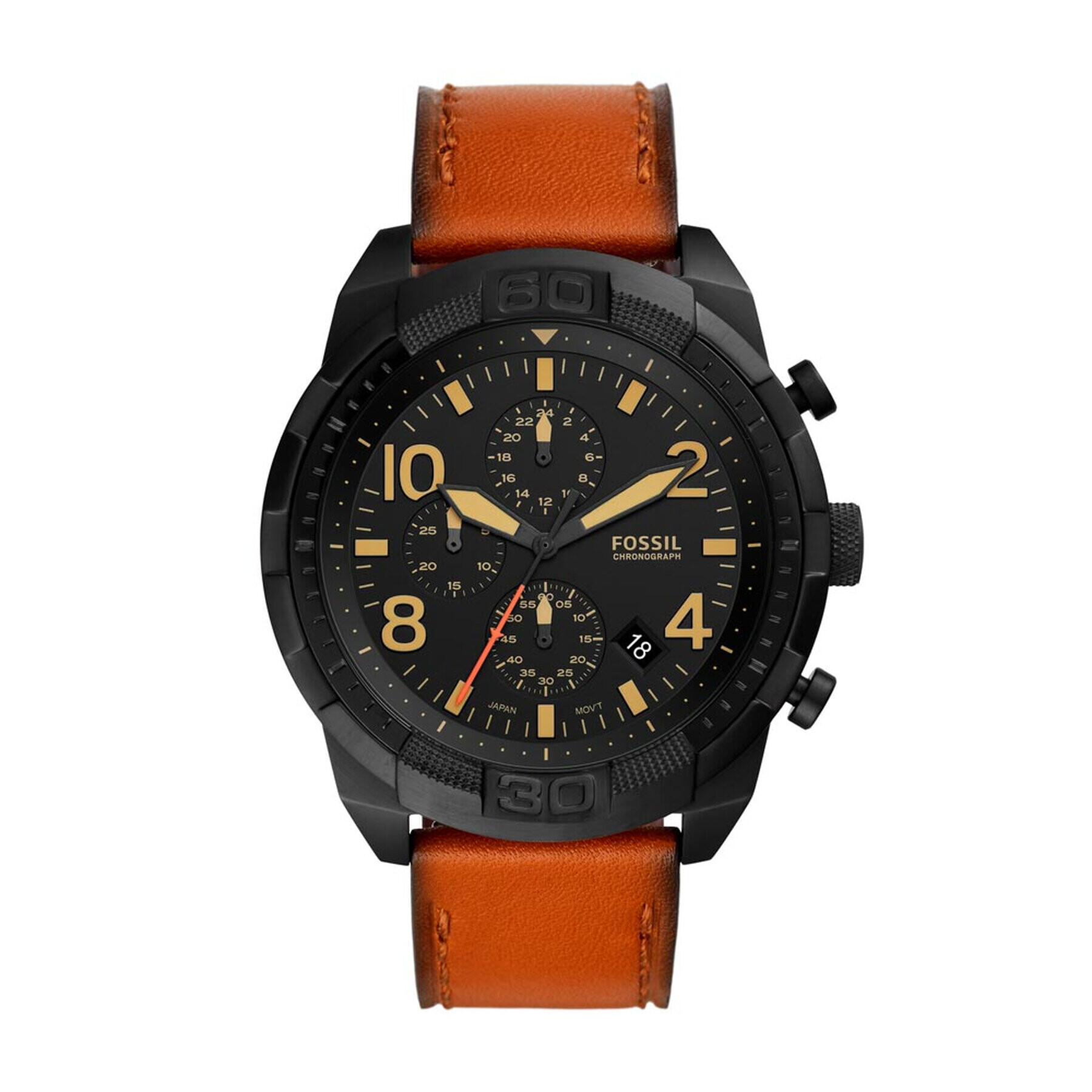 Fossil Часовник Bronson FS5714 Кафяв - Pepit.bg