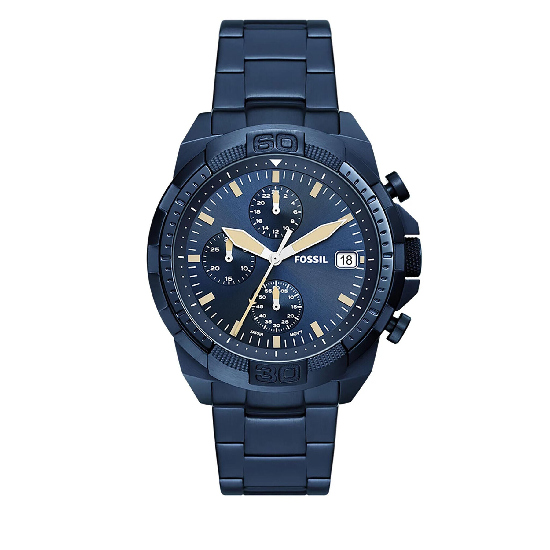 Fossil Часовник Bronson FS5916 Тъмносин - Pepit.bg