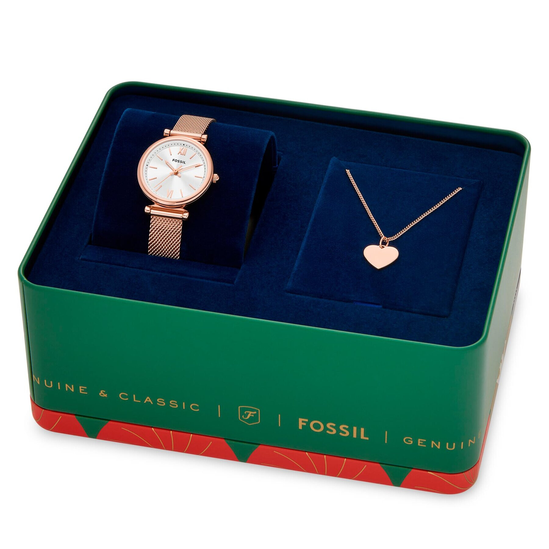 Fossil Часовник Carlie ES5314SET Розов - Pepit.bg