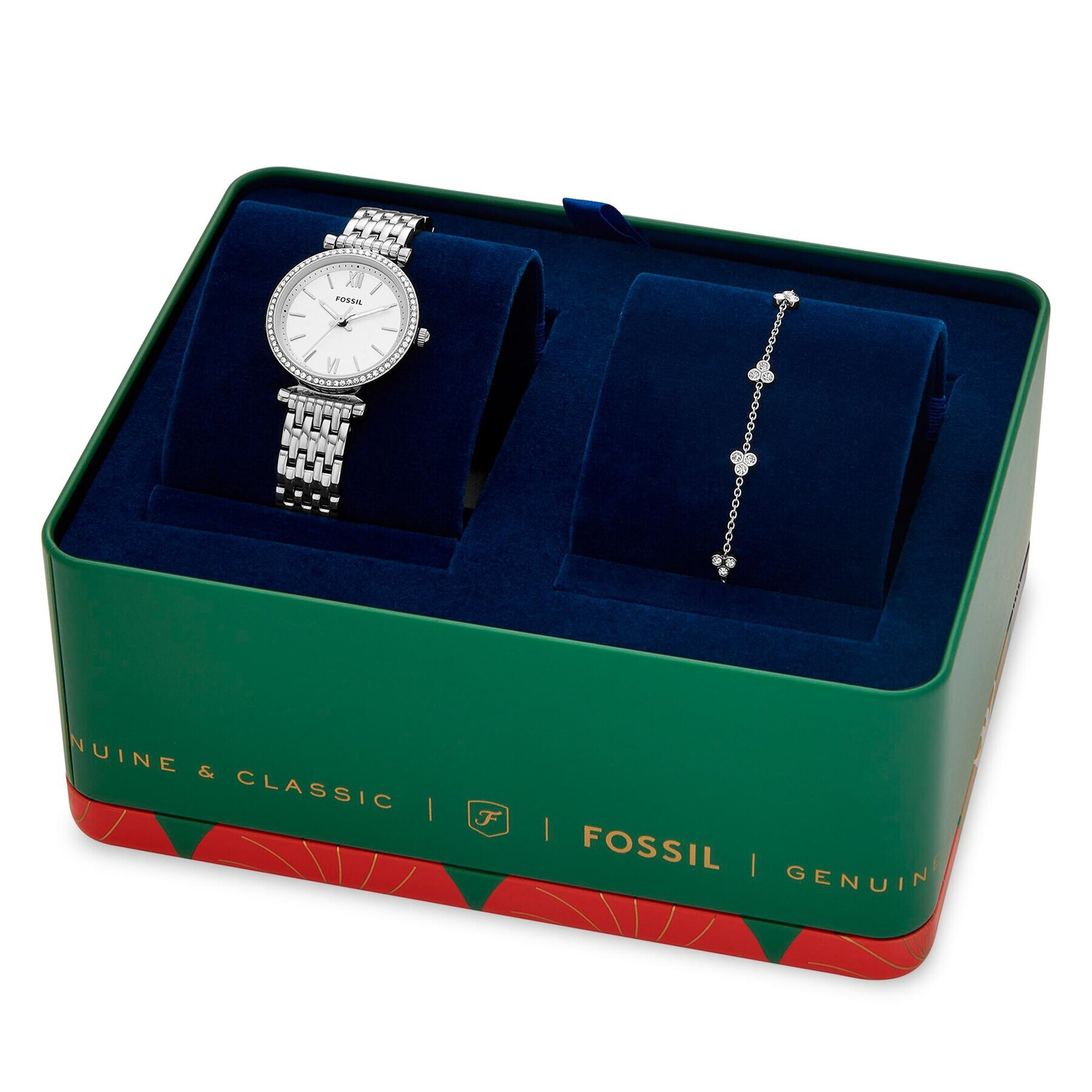 Fossil Часовник Carlie ES5315SET Сребрист - Pepit.bg