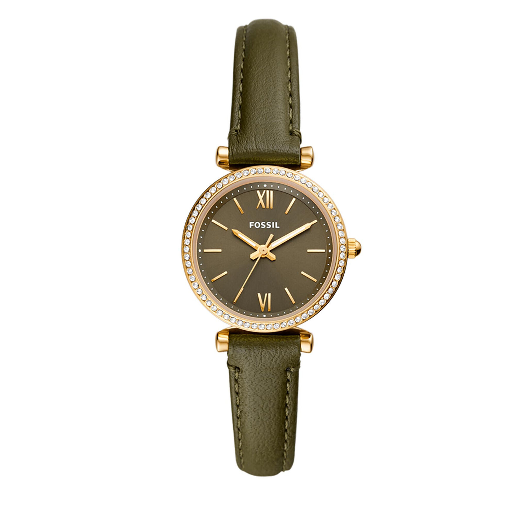 Fossil Часовник Carlie Mini ES5113 Зелен - Pepit.bg