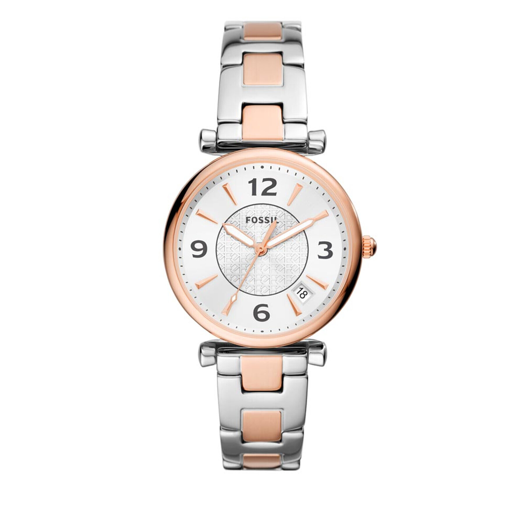 Fossil Часовник Carlie Mini Mesh ES5156 Сребрист - Pepit.bg