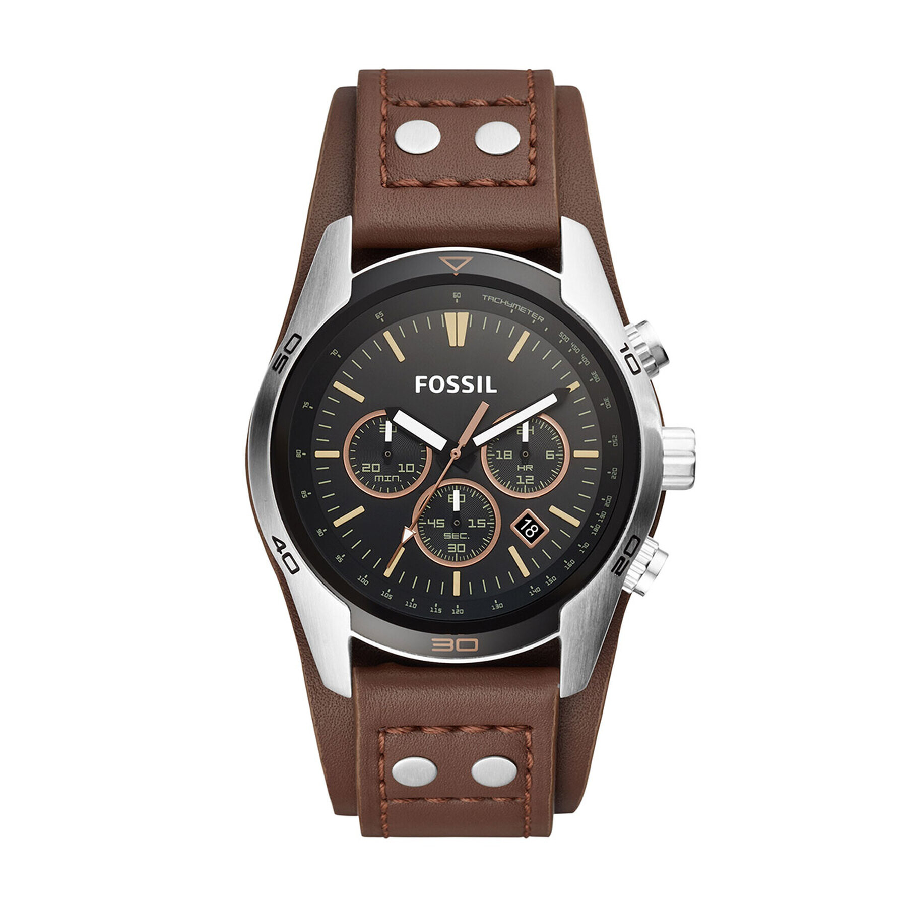 Fossil Часовник Coachman CH2891 Кафяв - Pepit.bg
