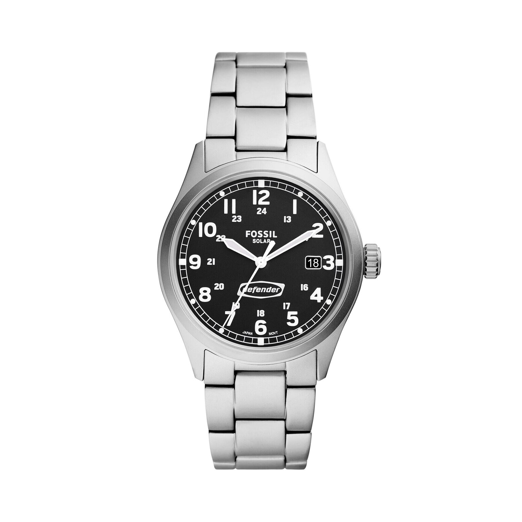 Fossil Часовник Defender FS5973 Сребрист - Pepit.bg