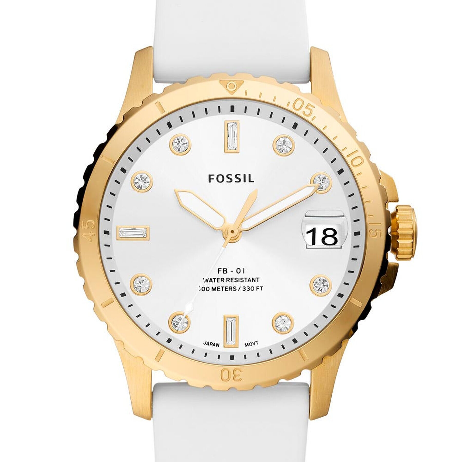 Fossil Часовник Fb-01 ES5286 Бял - Pepit.bg