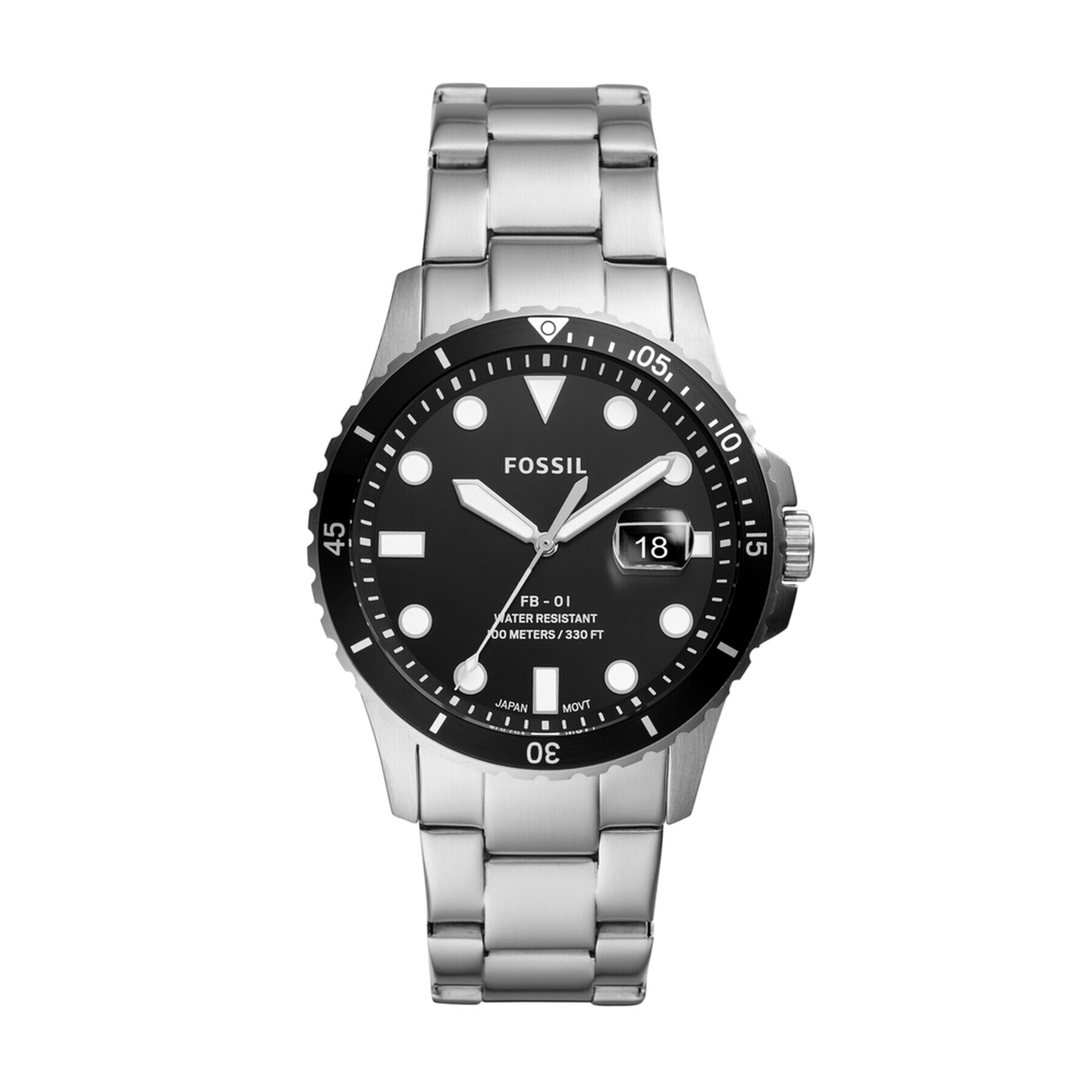 Fossil Часовник FB-01 FS5652 Сребрист - Pepit.bg