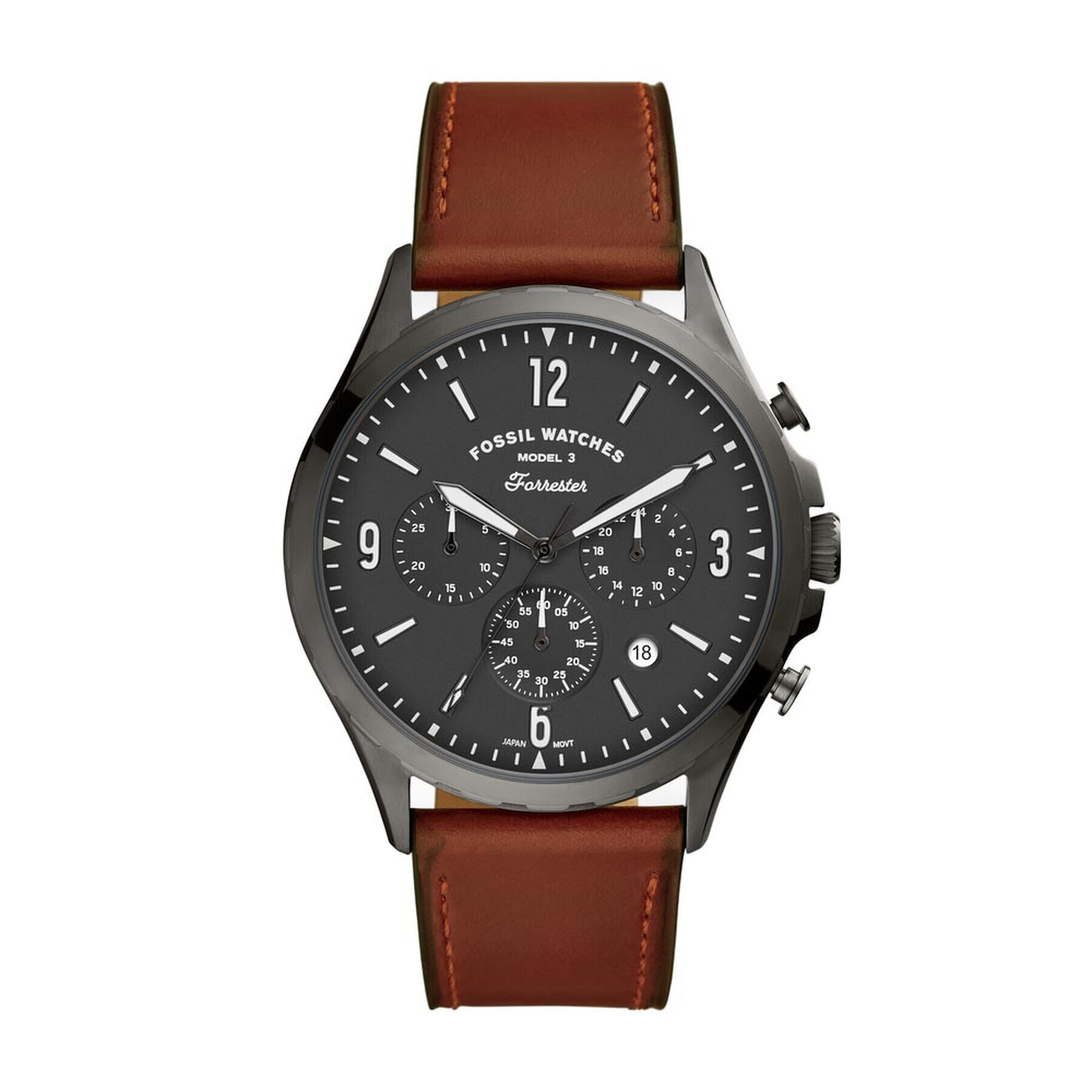 Fossil Часовник Forrester FS5815 Кафяв - Pepit.bg