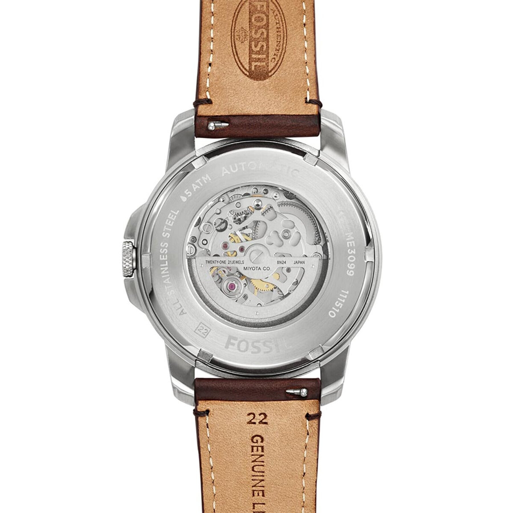 Fossil Часовник Gant ME3099 Кафяв - Pepit.bg