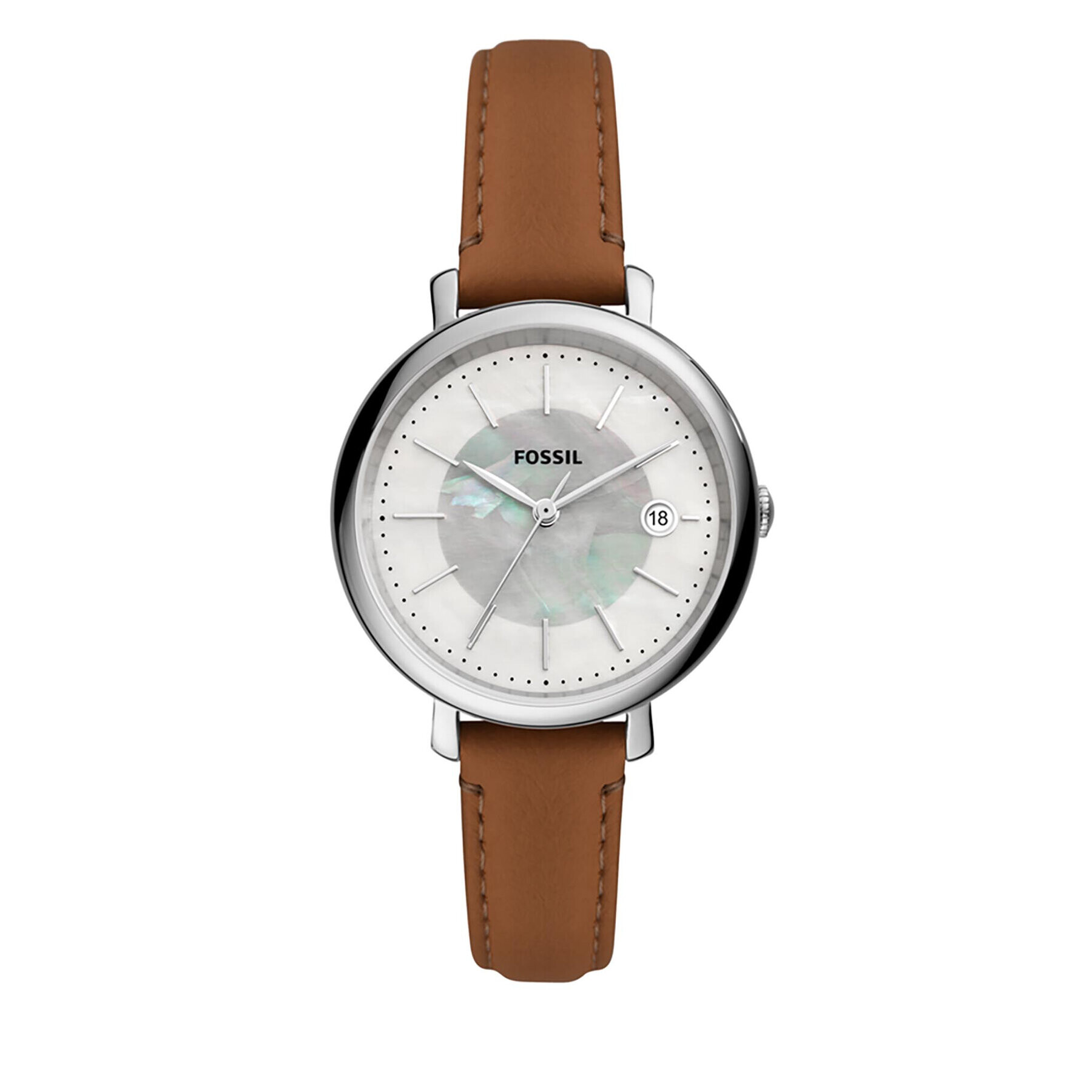 Fossil Часовник Jacqueline Solar ES5090 Кафяв - Pepit.bg