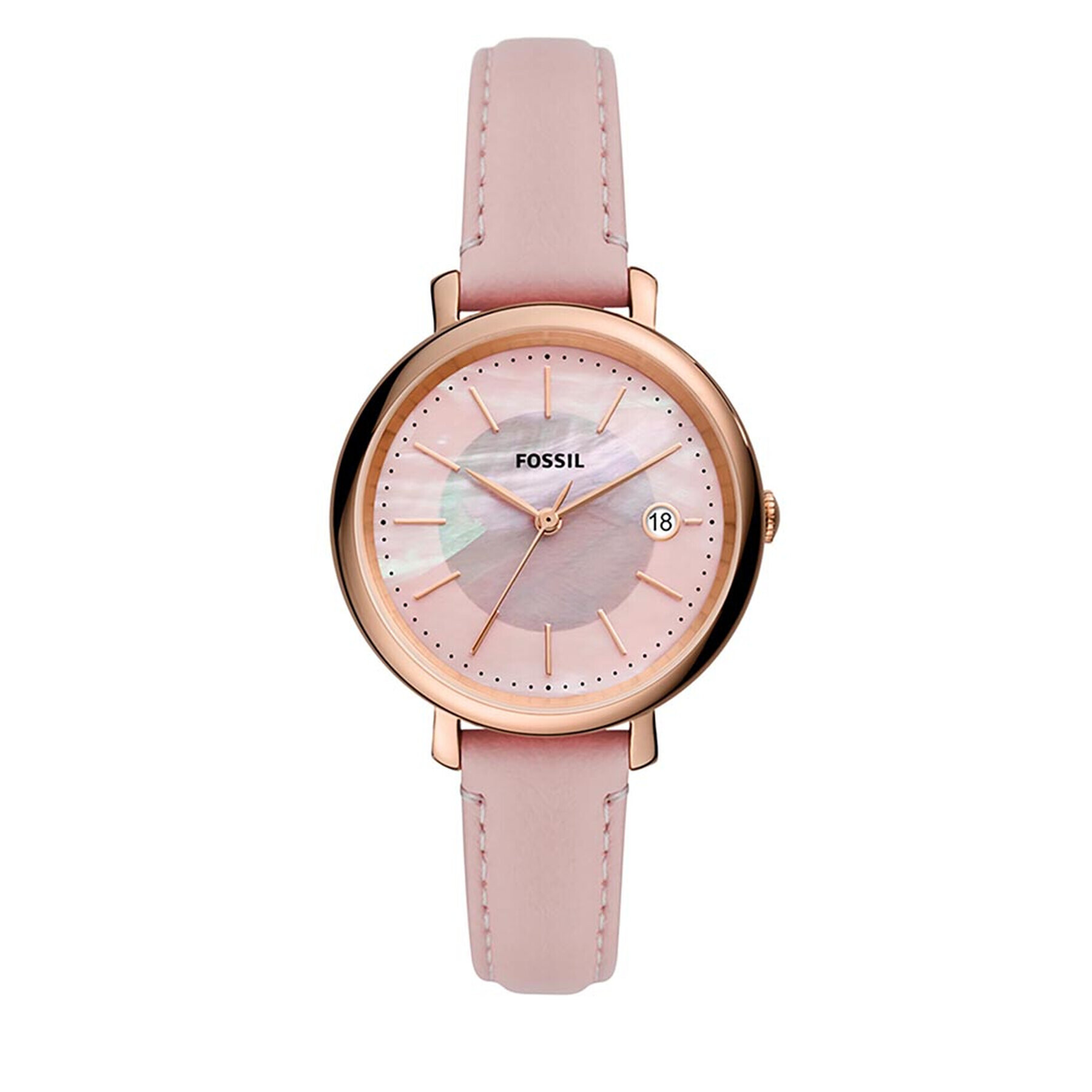 Fossil Часовник Jacqueline Solar ES5092 Розов - Pepit.bg