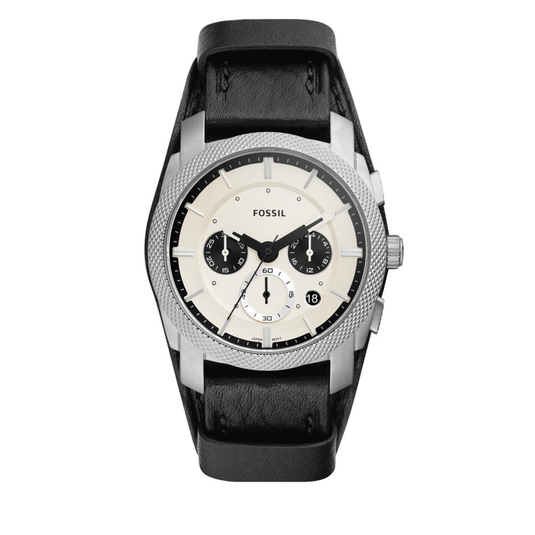 Fossil Часовник Machine Chronograph FS5921 Черен - Pepit.bg