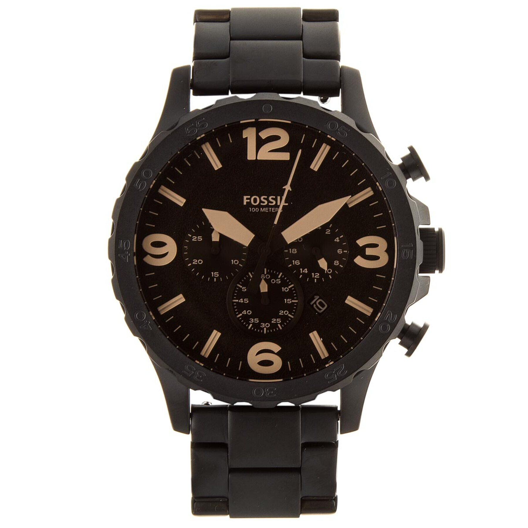 Fossil Часовник Nate JR1356 Черен - Pepit.bg