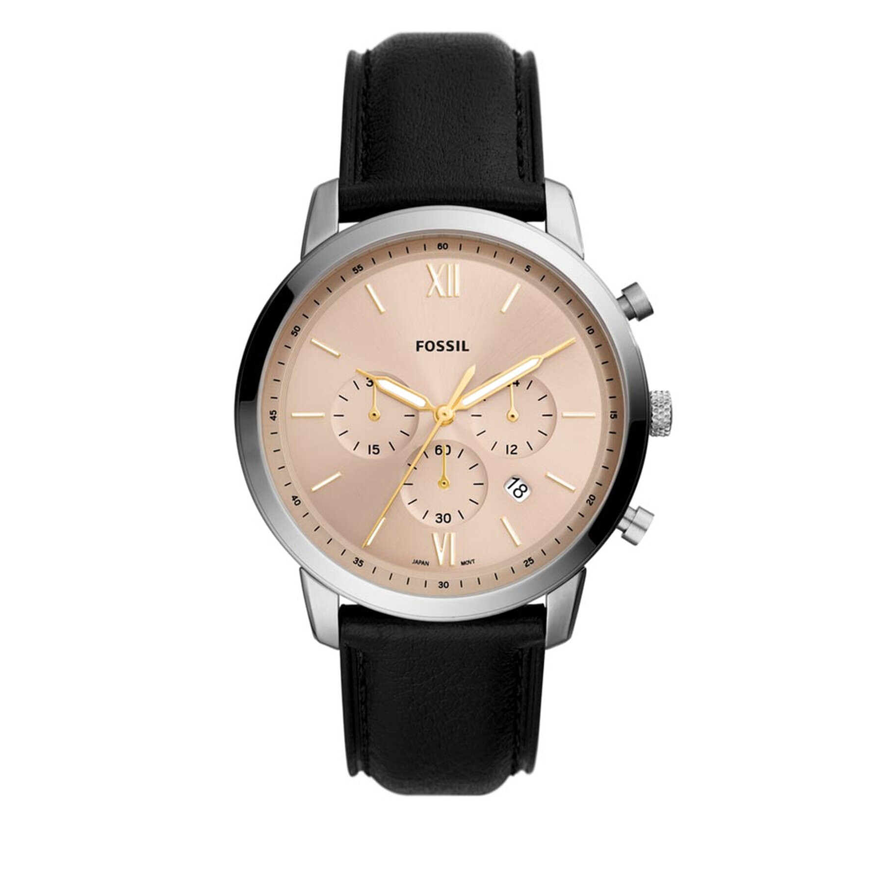 Fossil Часовник Neutra Chrono FS5885 Черен - Pepit.bg