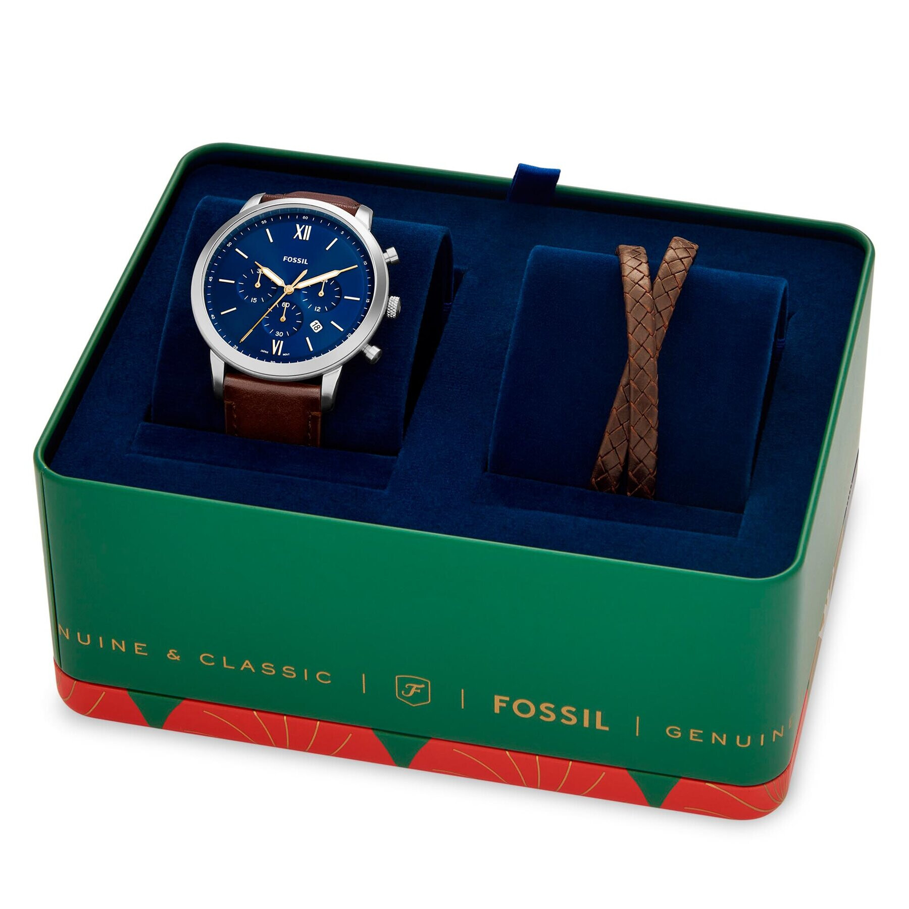 Fossil Часовник Neutra FS6018SET Бежов - Pepit.bg