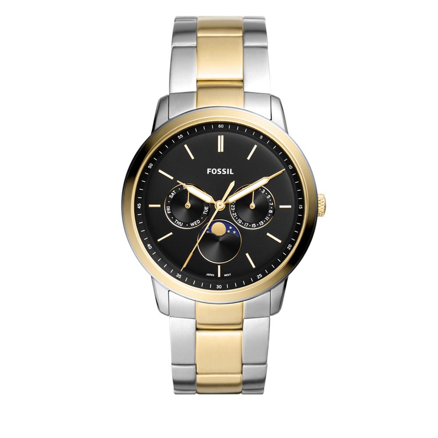 Fossil Часовник Neutra Moonphase Multifunction Two-Tone FS5906 Сребрист - Pepit.bg