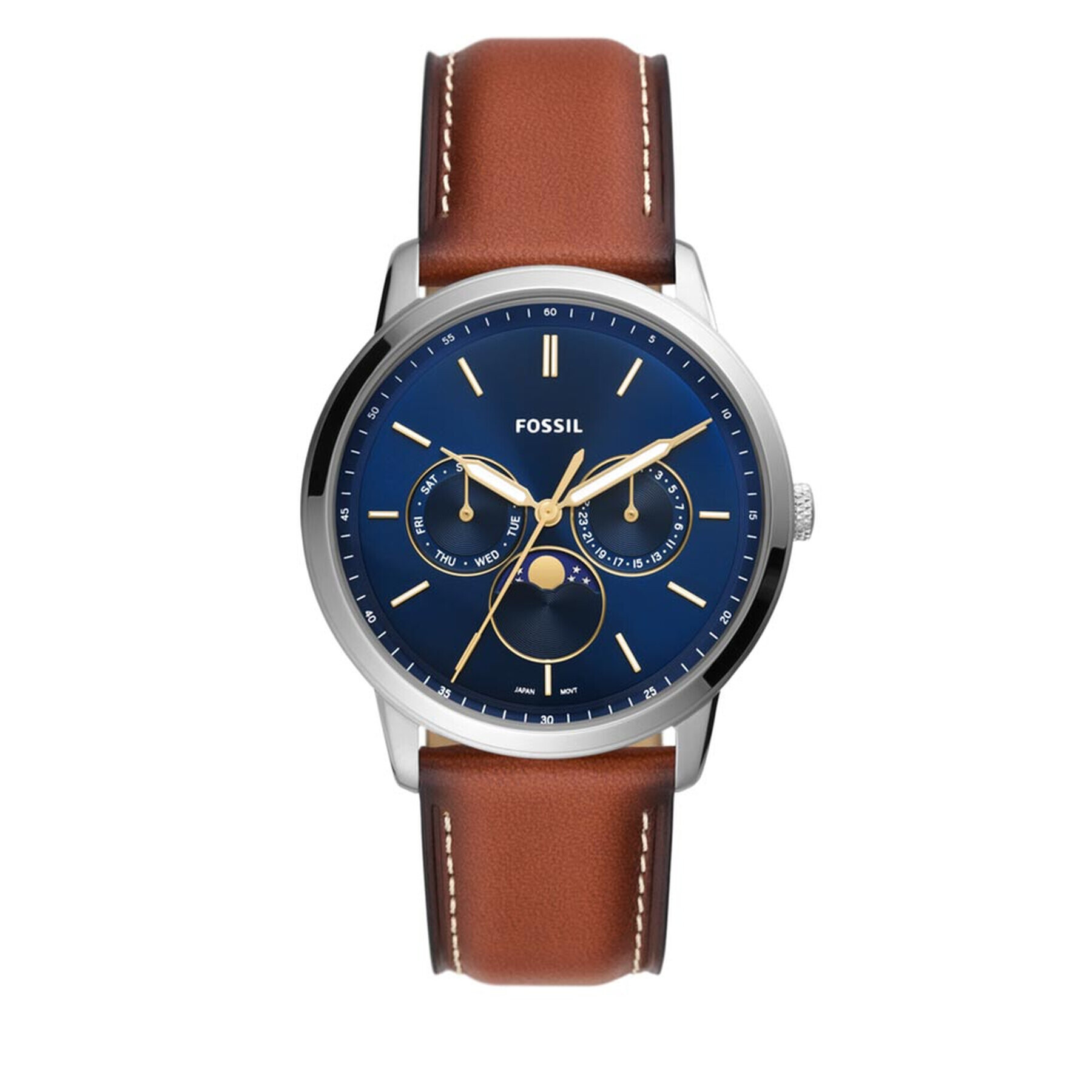 Fossil Часовник Neutra Multi Moonphase FS5903 Кафяв - Pepit.bg