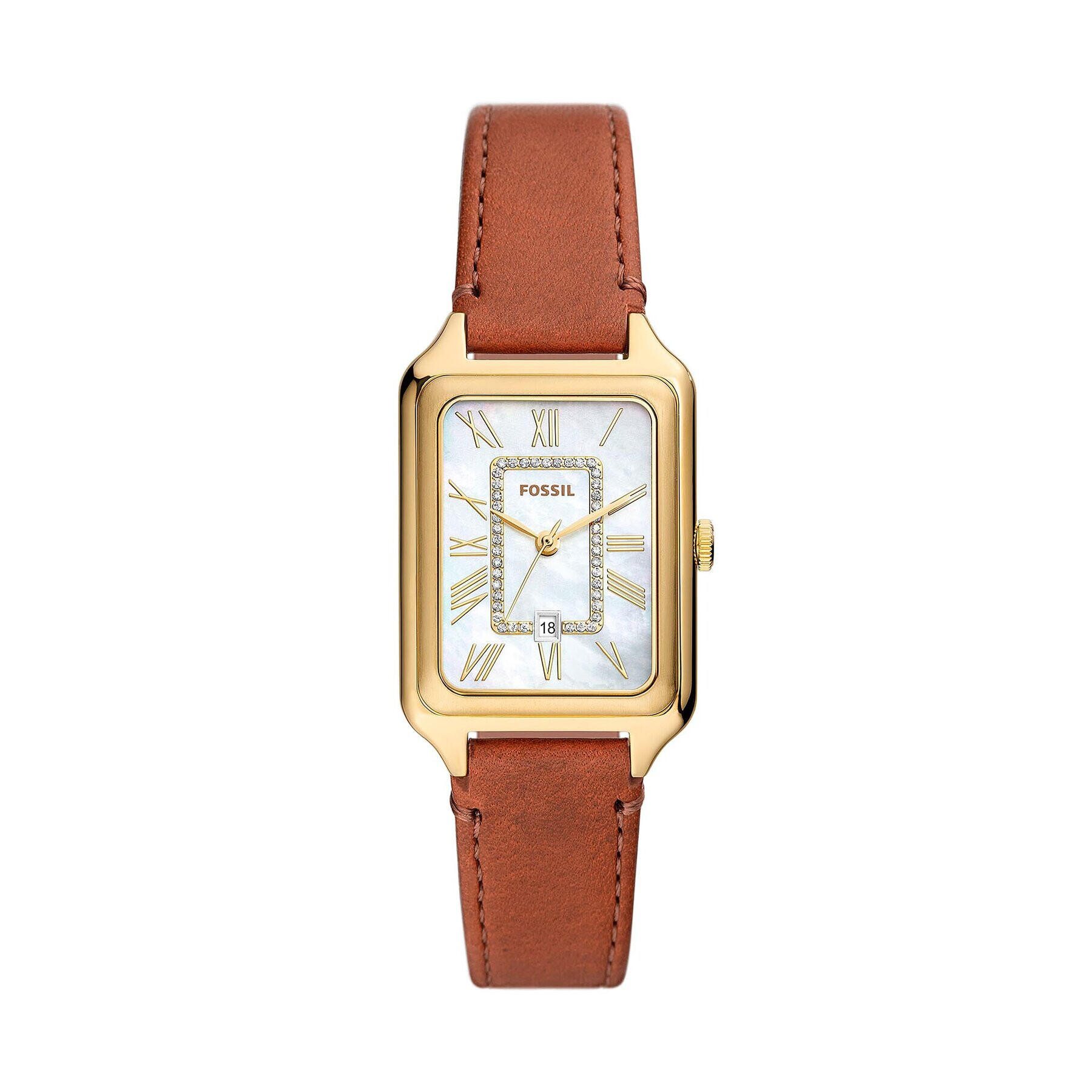 Fossil Часовник Raquel ES5307 Кафяв - Pepit.bg