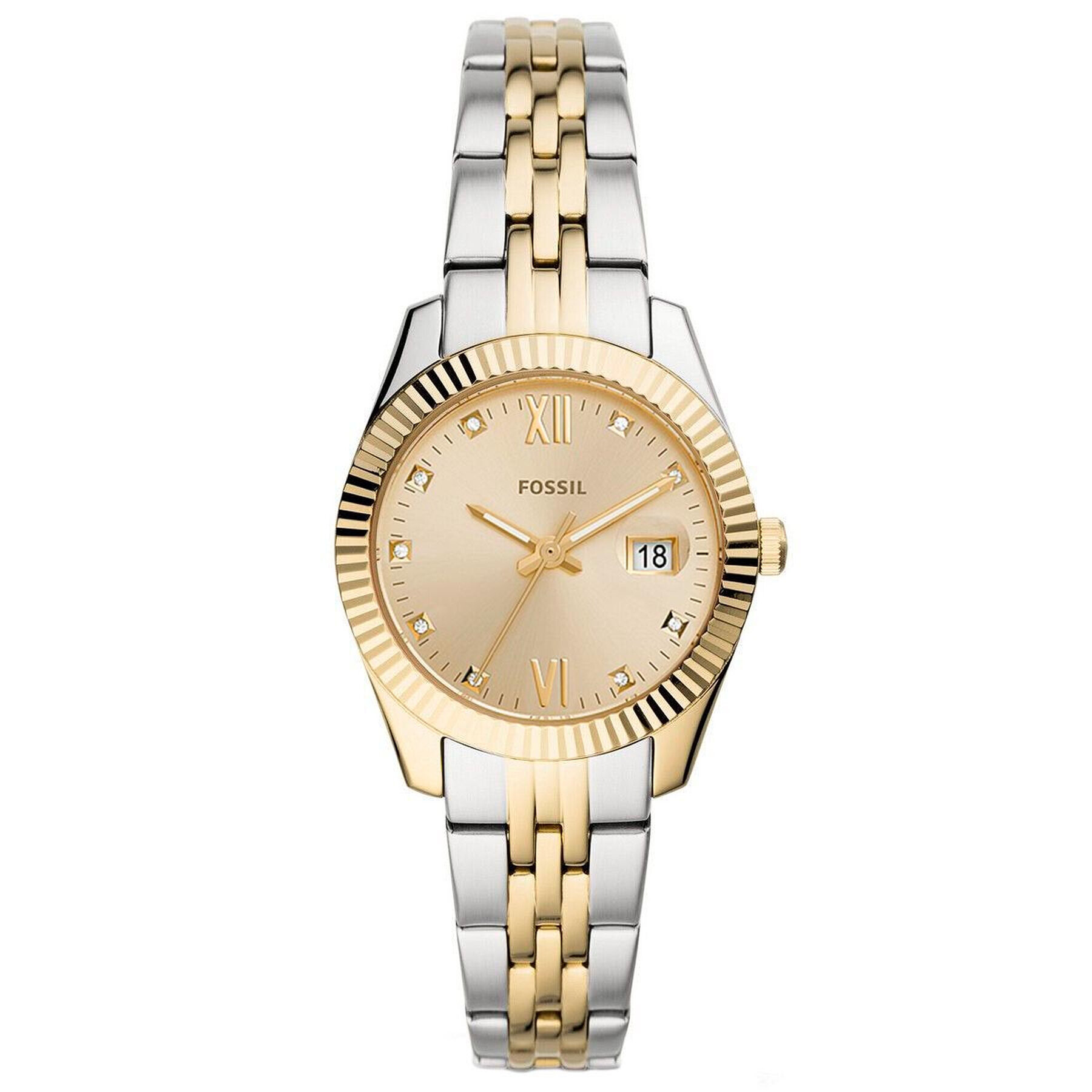 Fossil Часовник Scarlette Mini ES4949 Сребрист - Pepit.bg