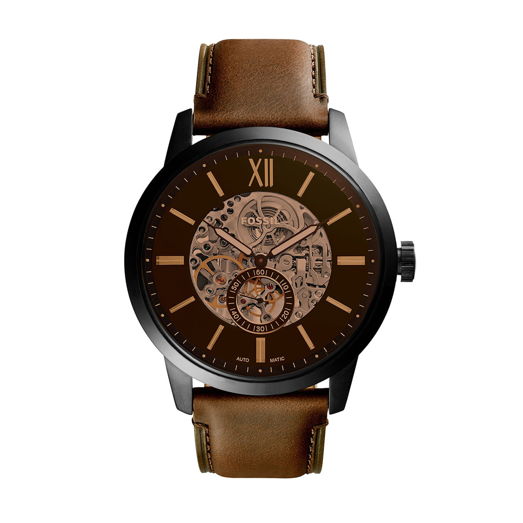 Fossil Часовник Townsman ME3155 Кафяв - Pepit.bg