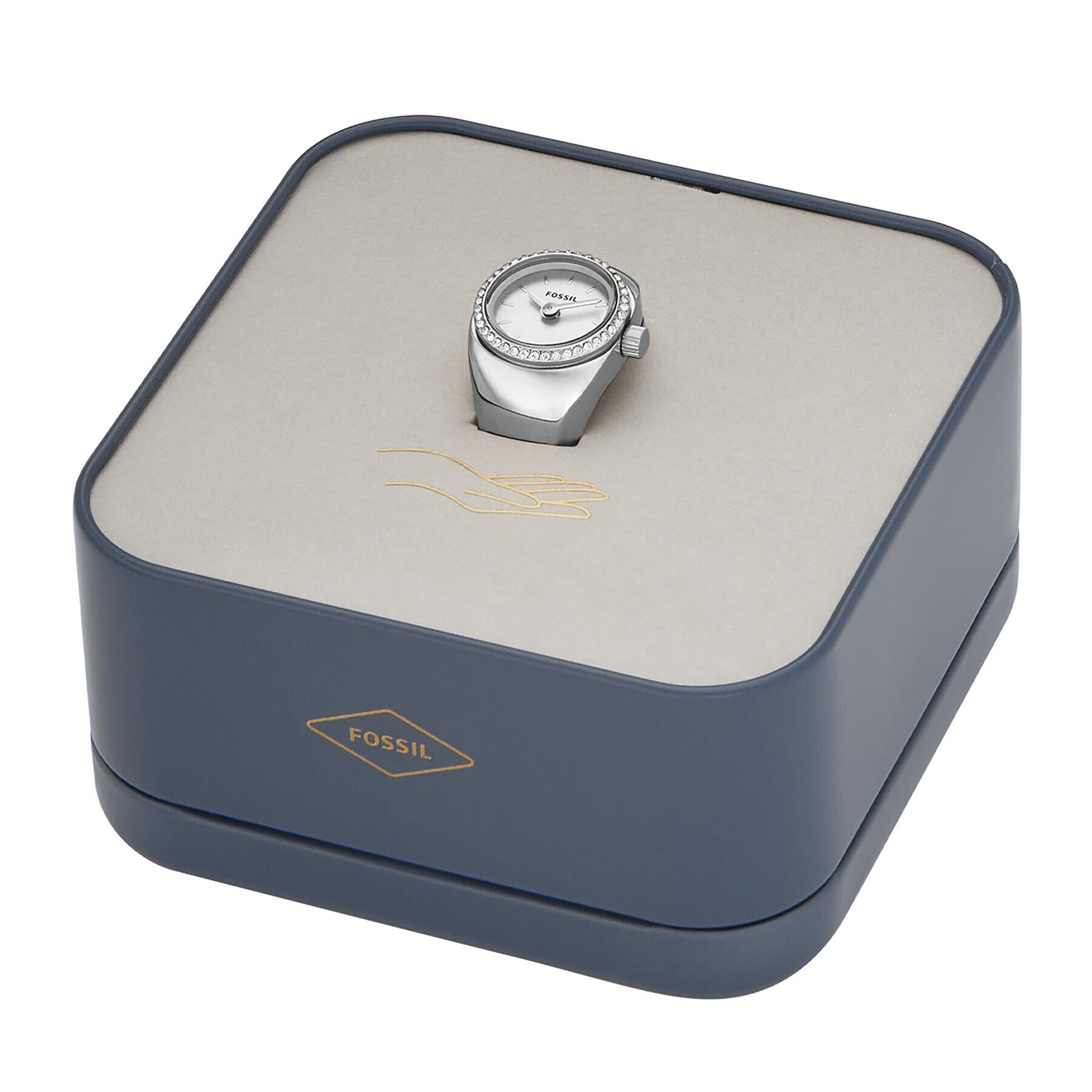 Fossil Часовник Watch Ring ES5321 Сребрист - Pepit.bg