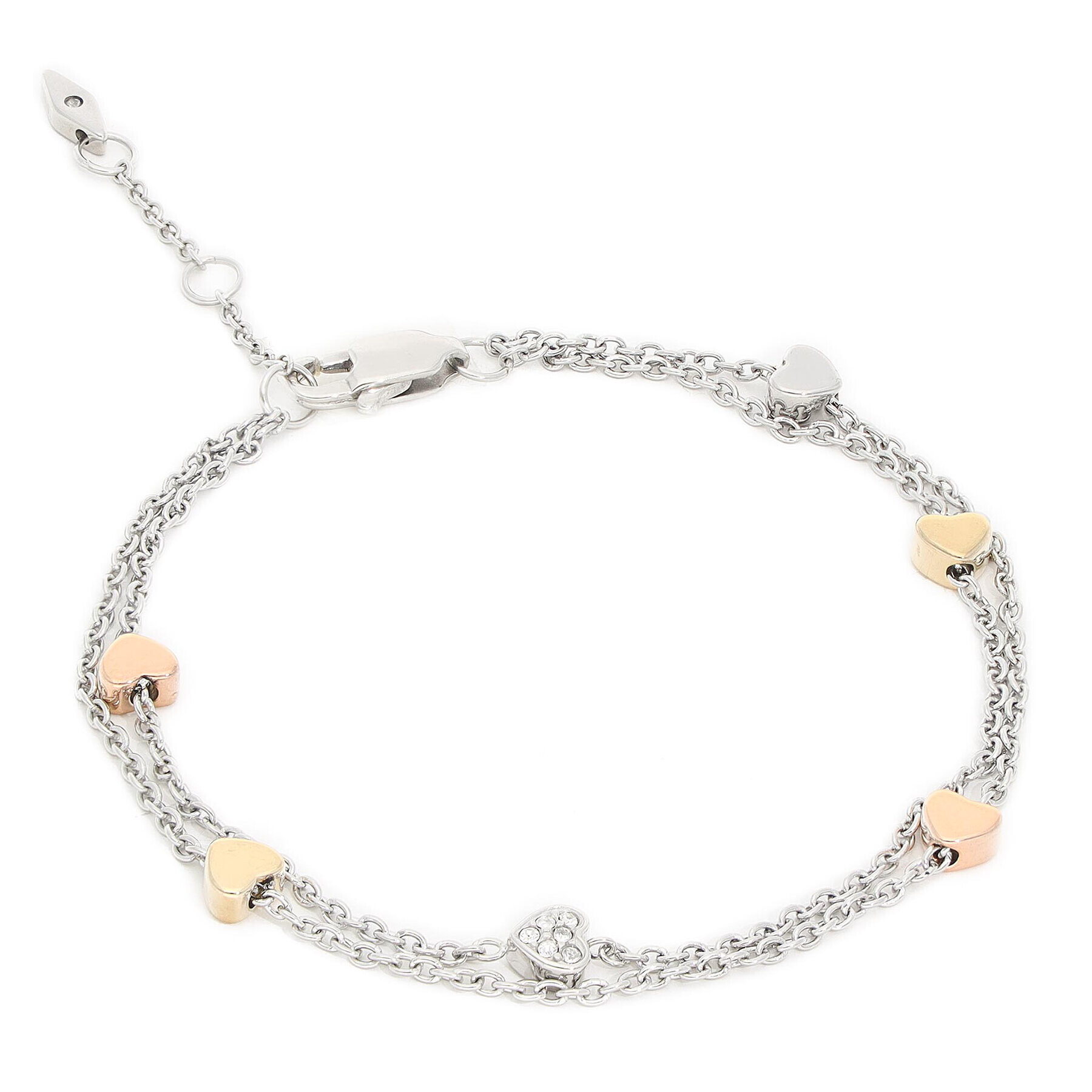Fossil Гривна Galnetine JF02854998 Сребрист - Pepit.bg