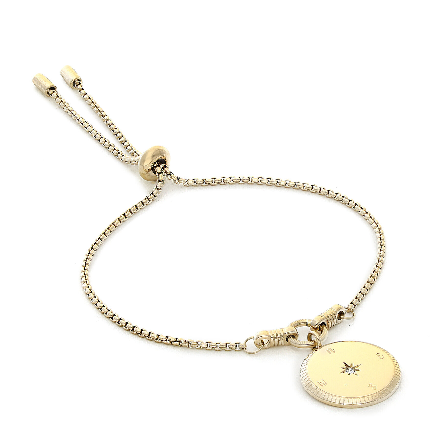 Fossil Гривна Glass JF03933710 Златист - Pepit.bg