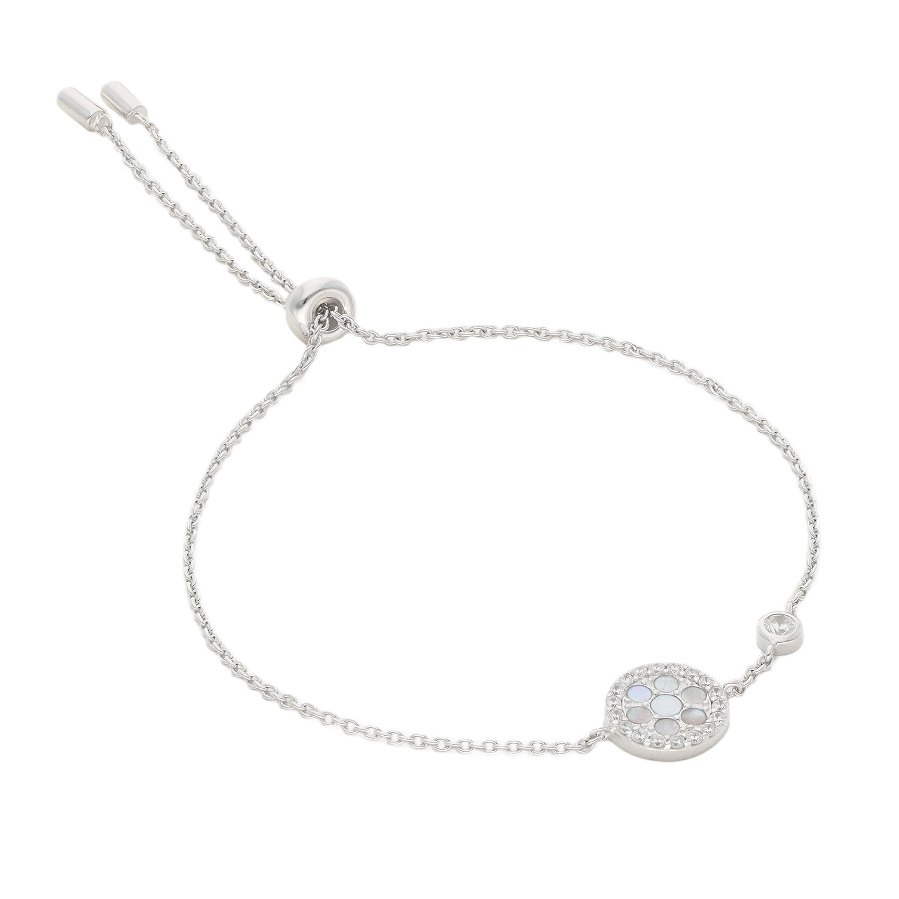 Fossil Гривна Glitz Extension JFS00519040 Сребрист - Pepit.bg