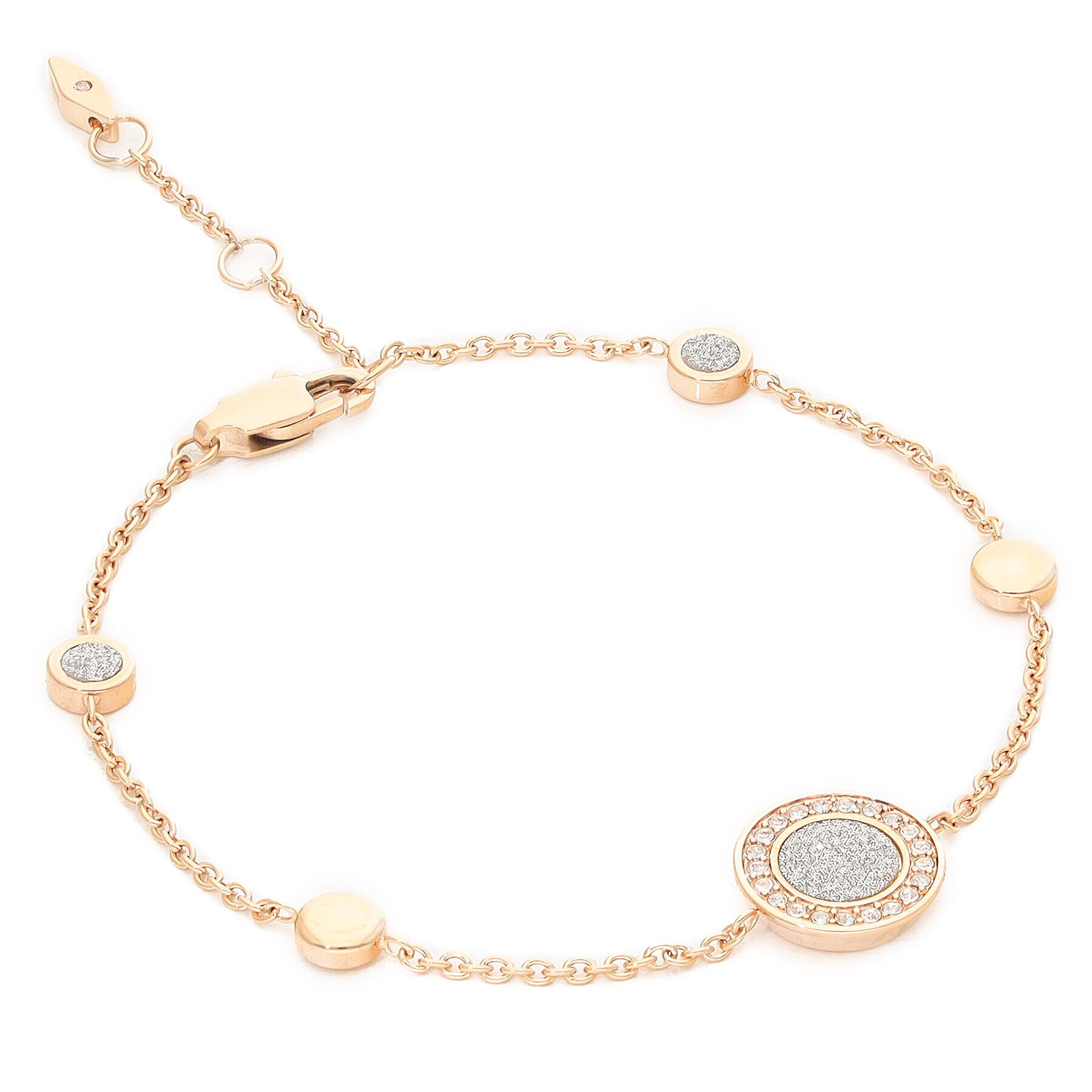 Fossil Гривна Holiday Glitz JF03264791 Златист - Pepit.bg