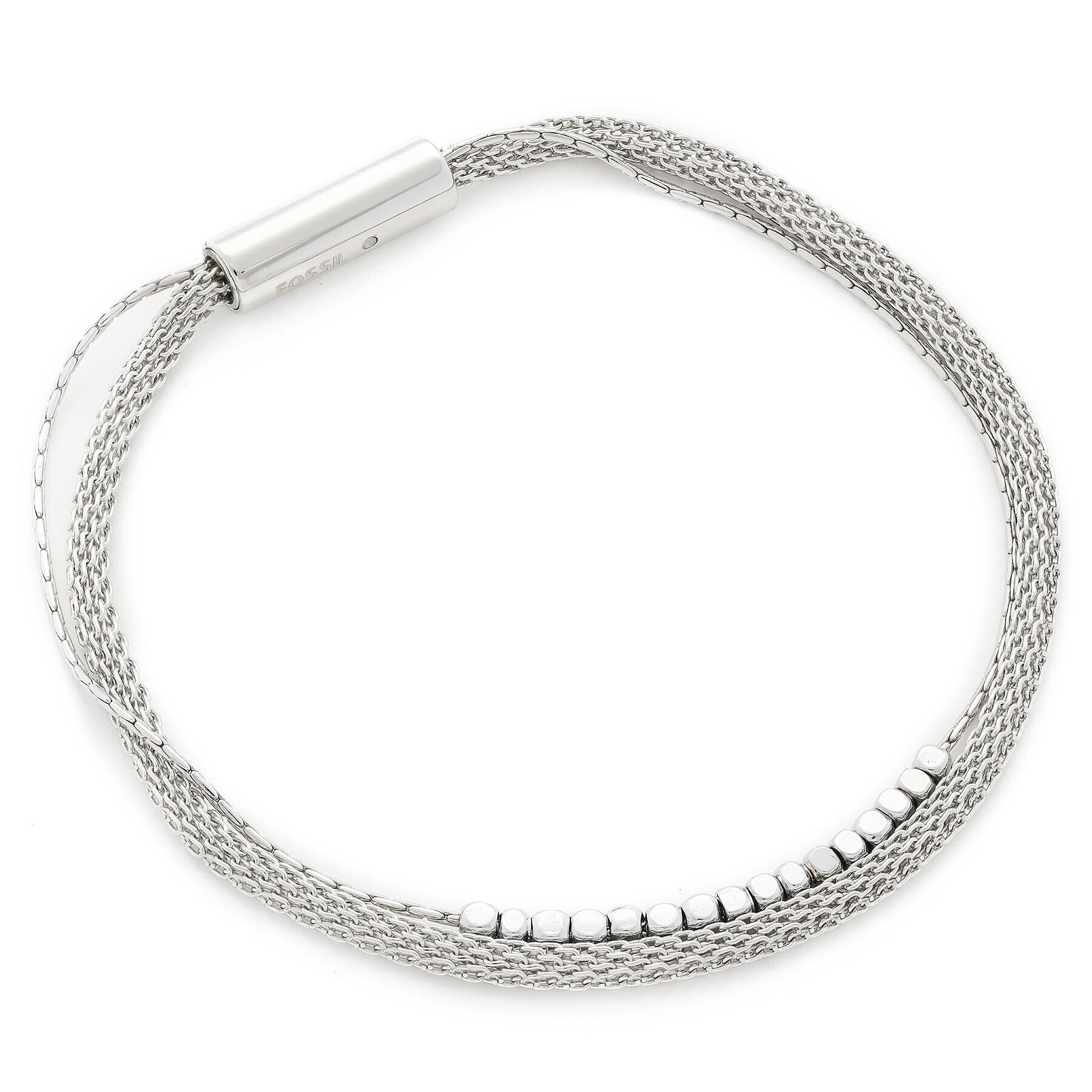 Fossil Гривна Multistrands JA7030040 Сребрист - Pepit.bg