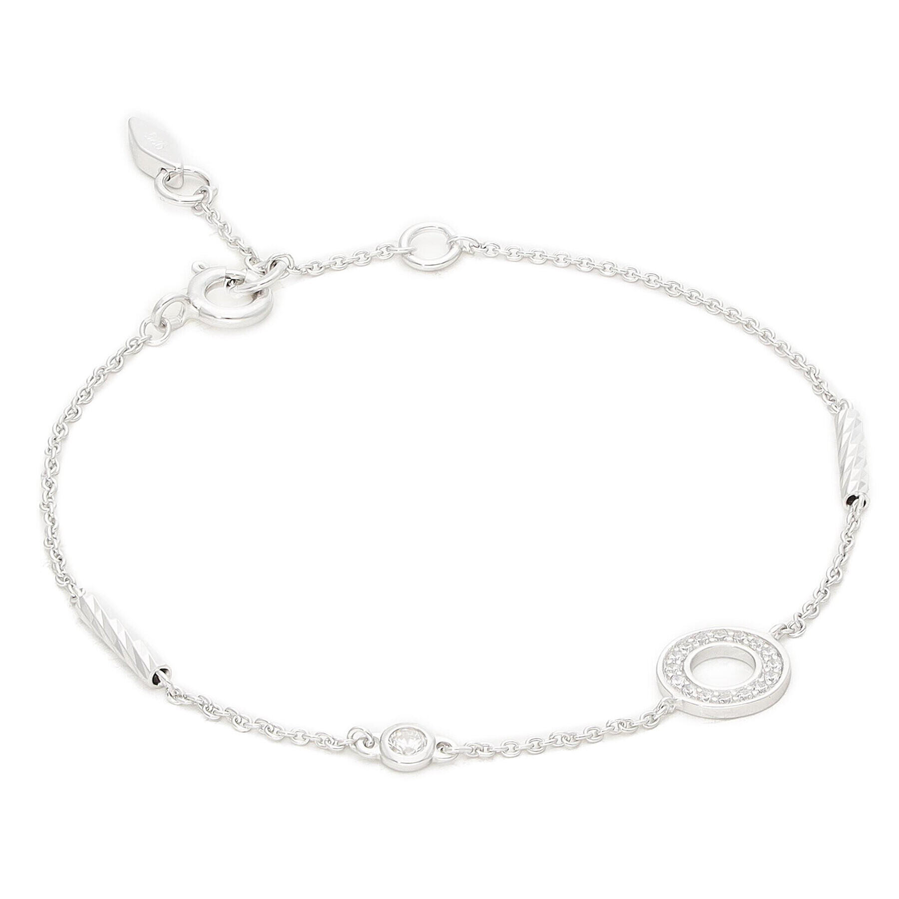 Fossil Гривна Stardust JFS00474040 Сребрист - Pepit.bg