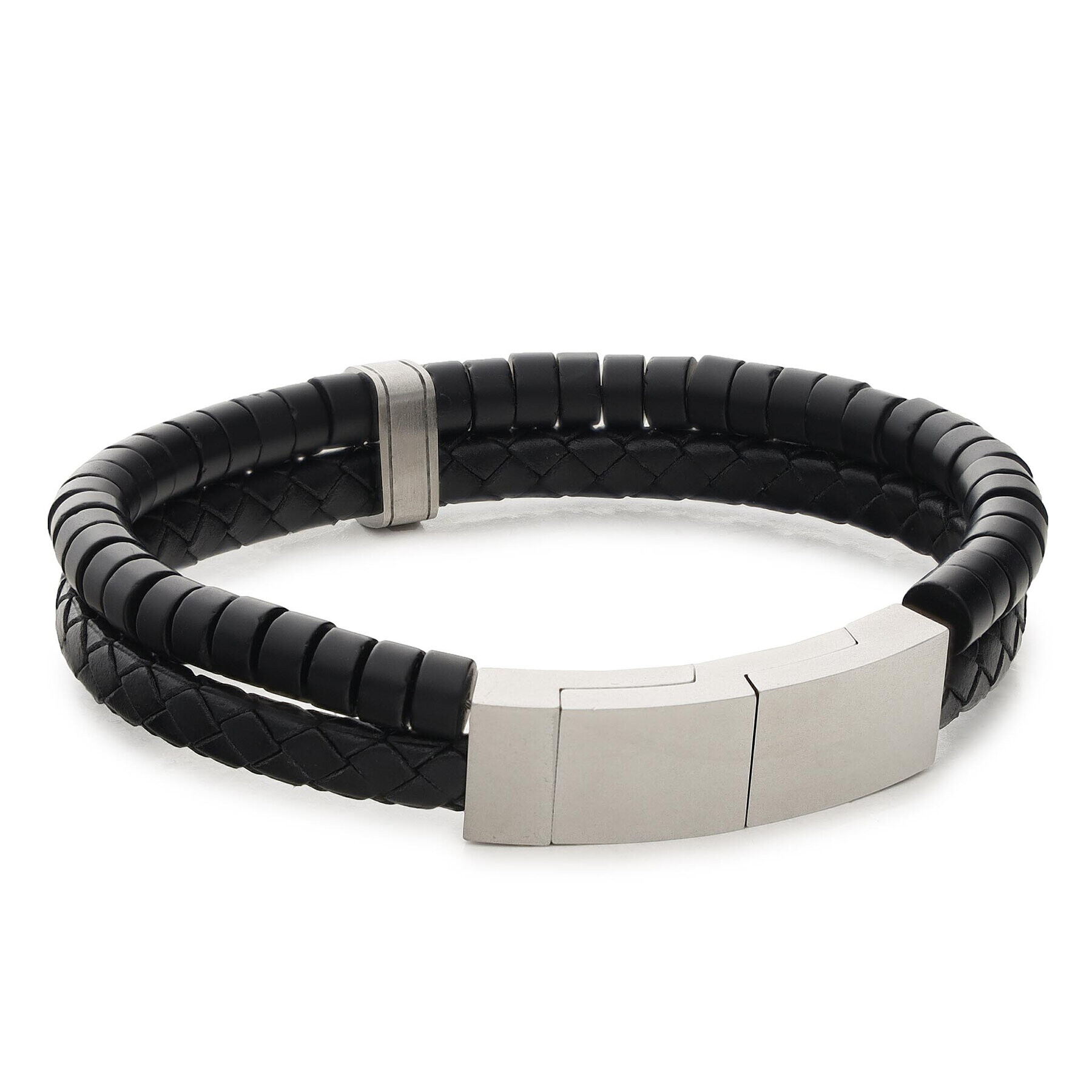 Fossil Гривна Vintage Casual JF04082040 Черен - Pepit.bg