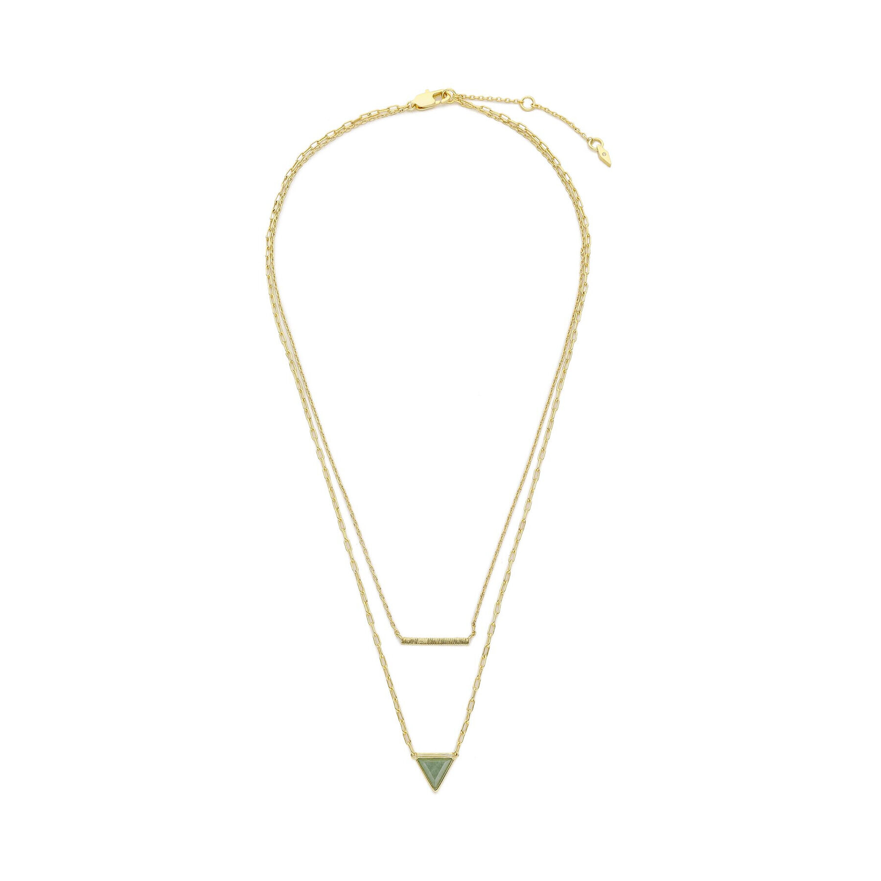 Fossil Колие Aventurine JA7112710 Златист - Pepit.bg