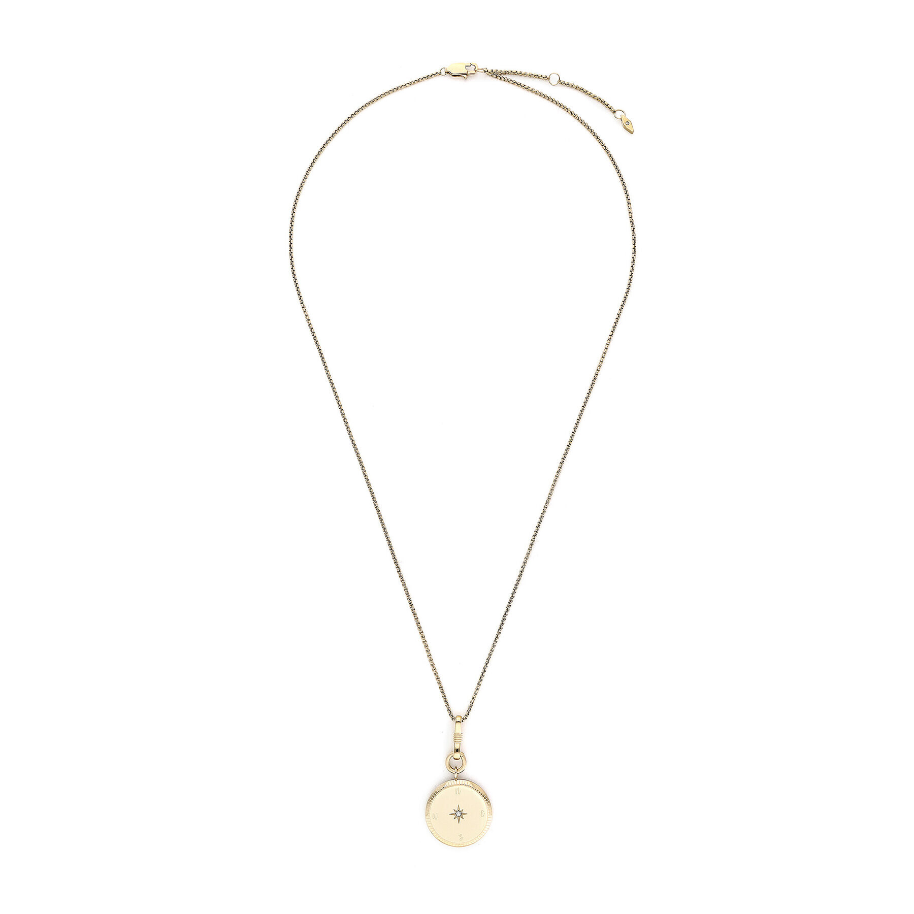 Fossil Колие Georgia JF03934710 Златист - Pepit.bg