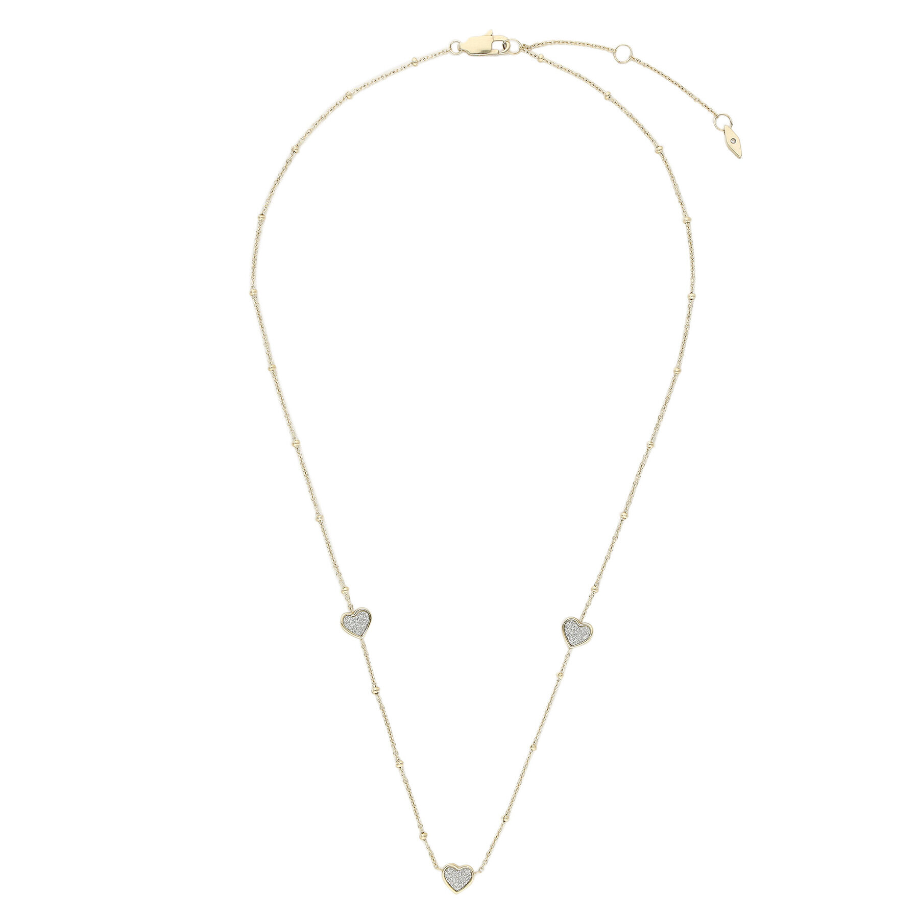Fossil Колие Sutton Necklaces JF03942710 Златист - Pepit.bg