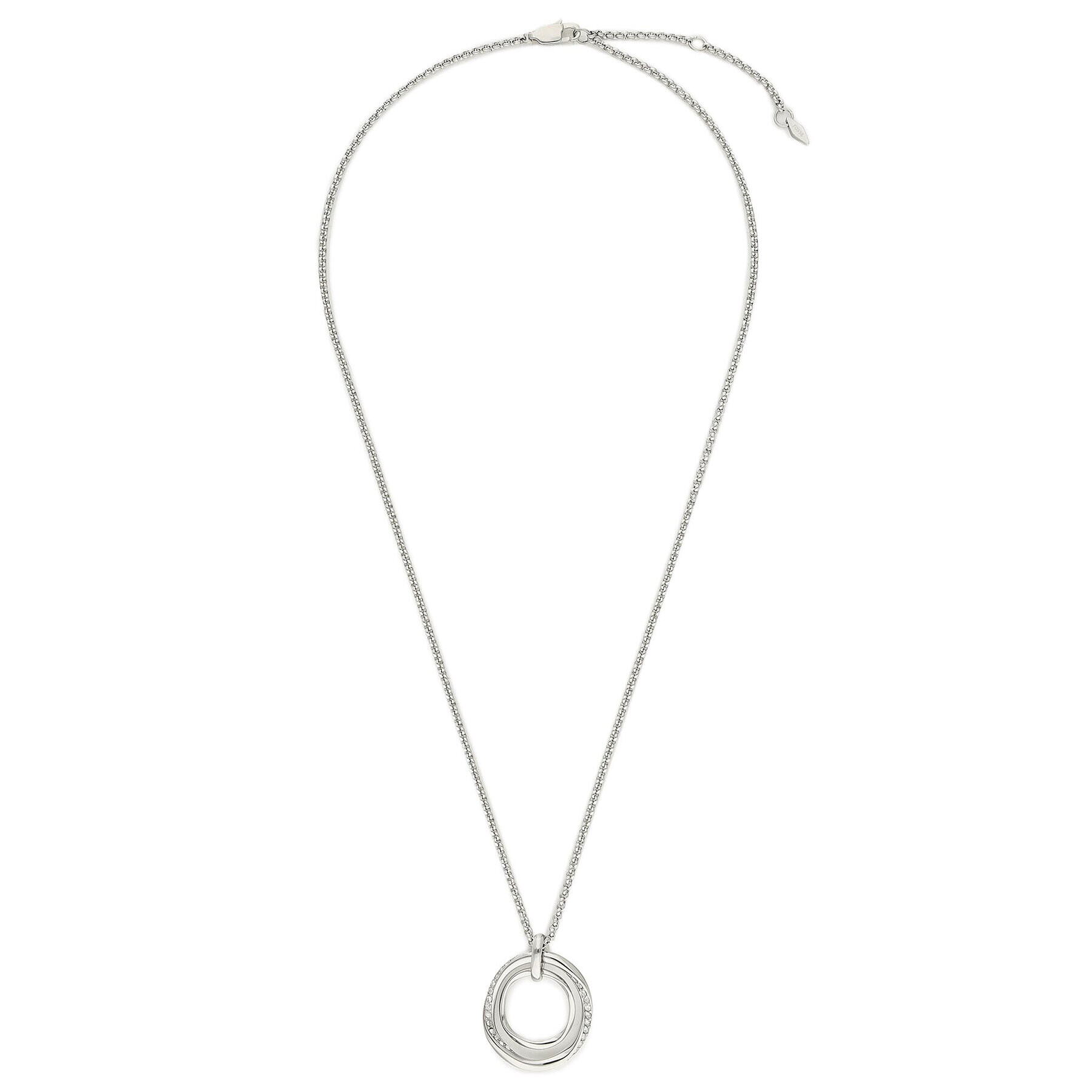 Fossil Колие Twist JF01218040 Сребрист - Pepit.bg