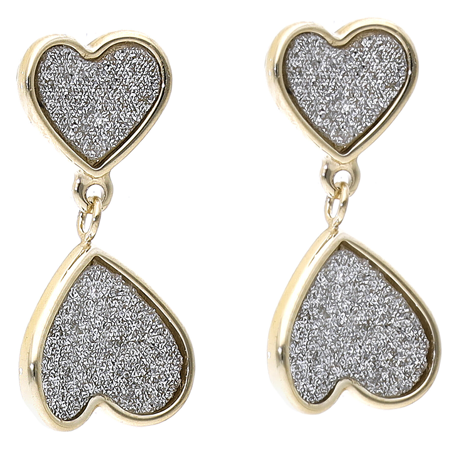 Fossil Обици Paper Glitz JF03939710 Златист - Pepit.bg