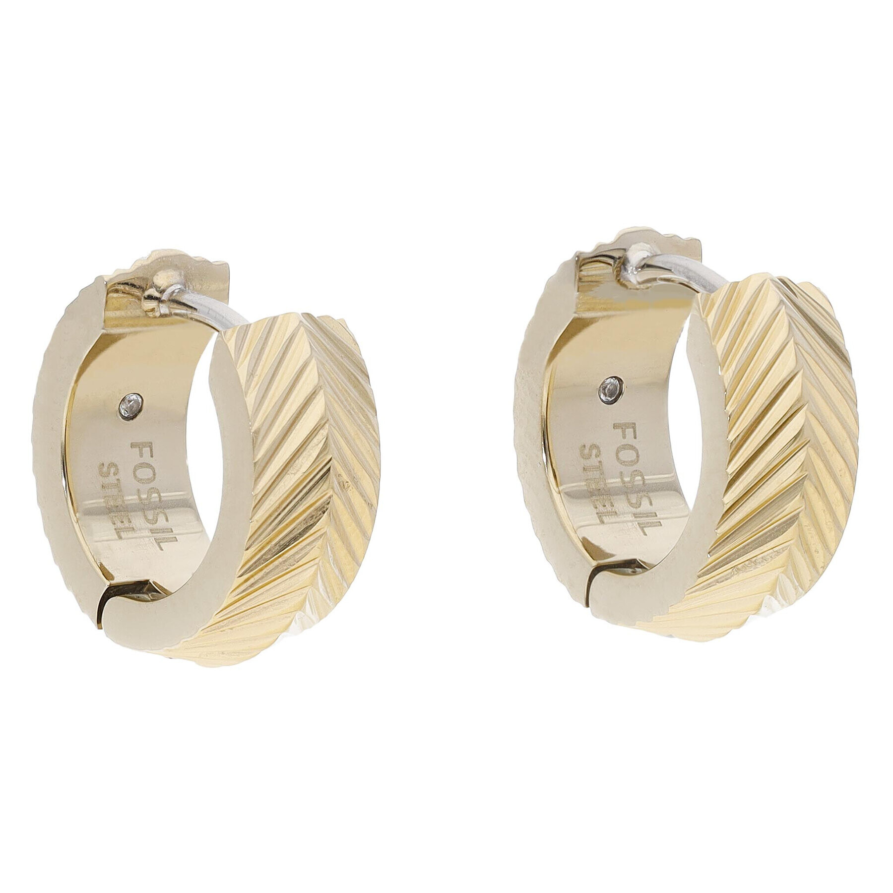 Fossil Обици JF04116710 Златист - Pepit.bg