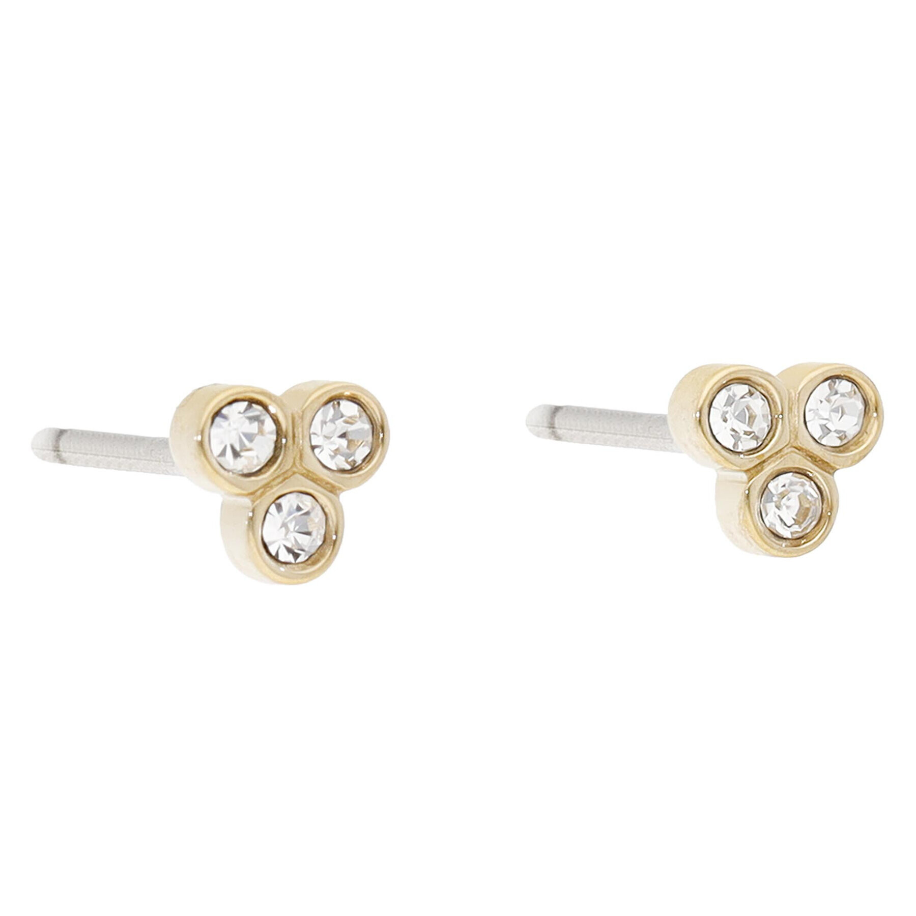 Fossil Обици Trio Glitz JF04110710 Златист - Pepit.bg