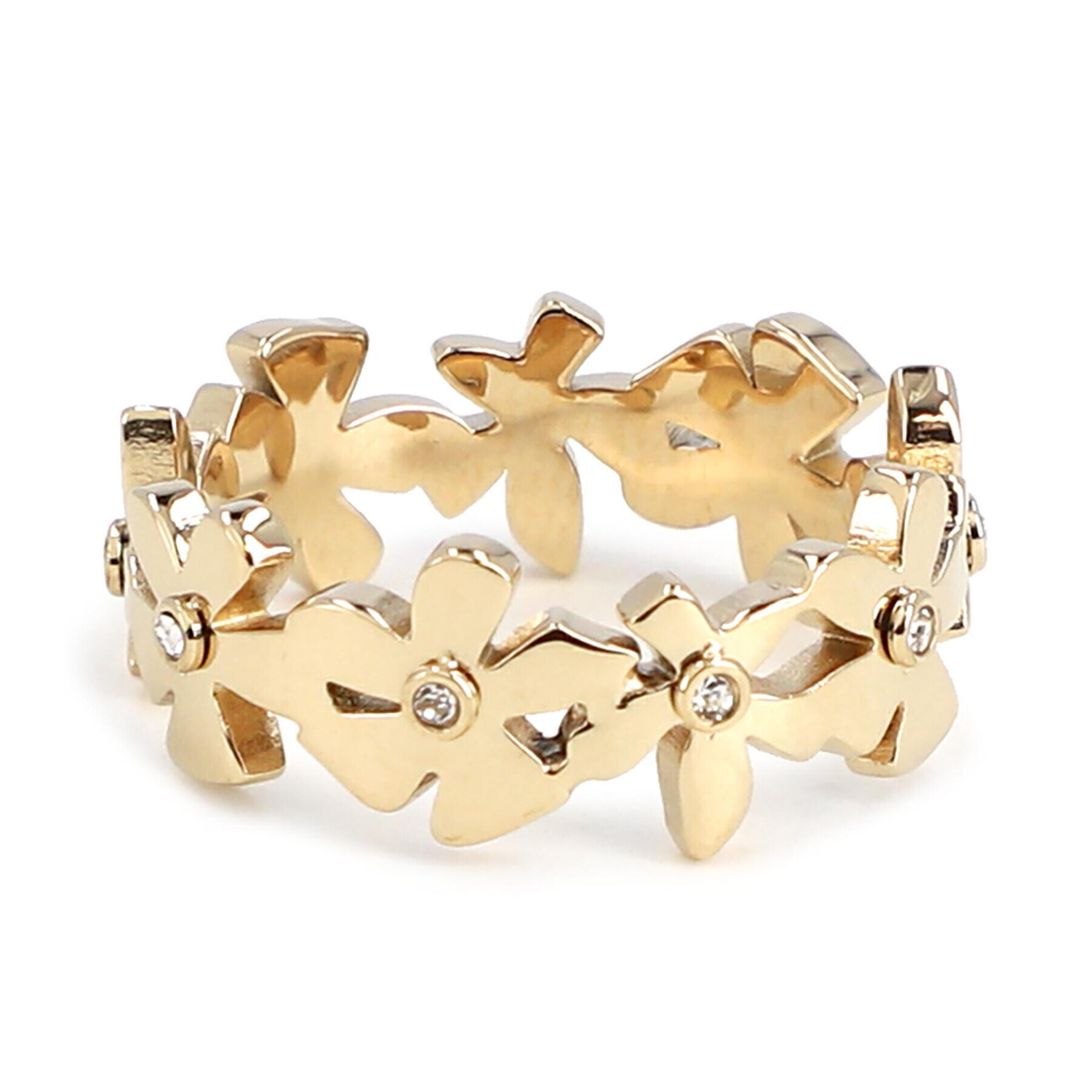 Fossil Пръстен Georgia JF04057710 Златист - Pepit.bg