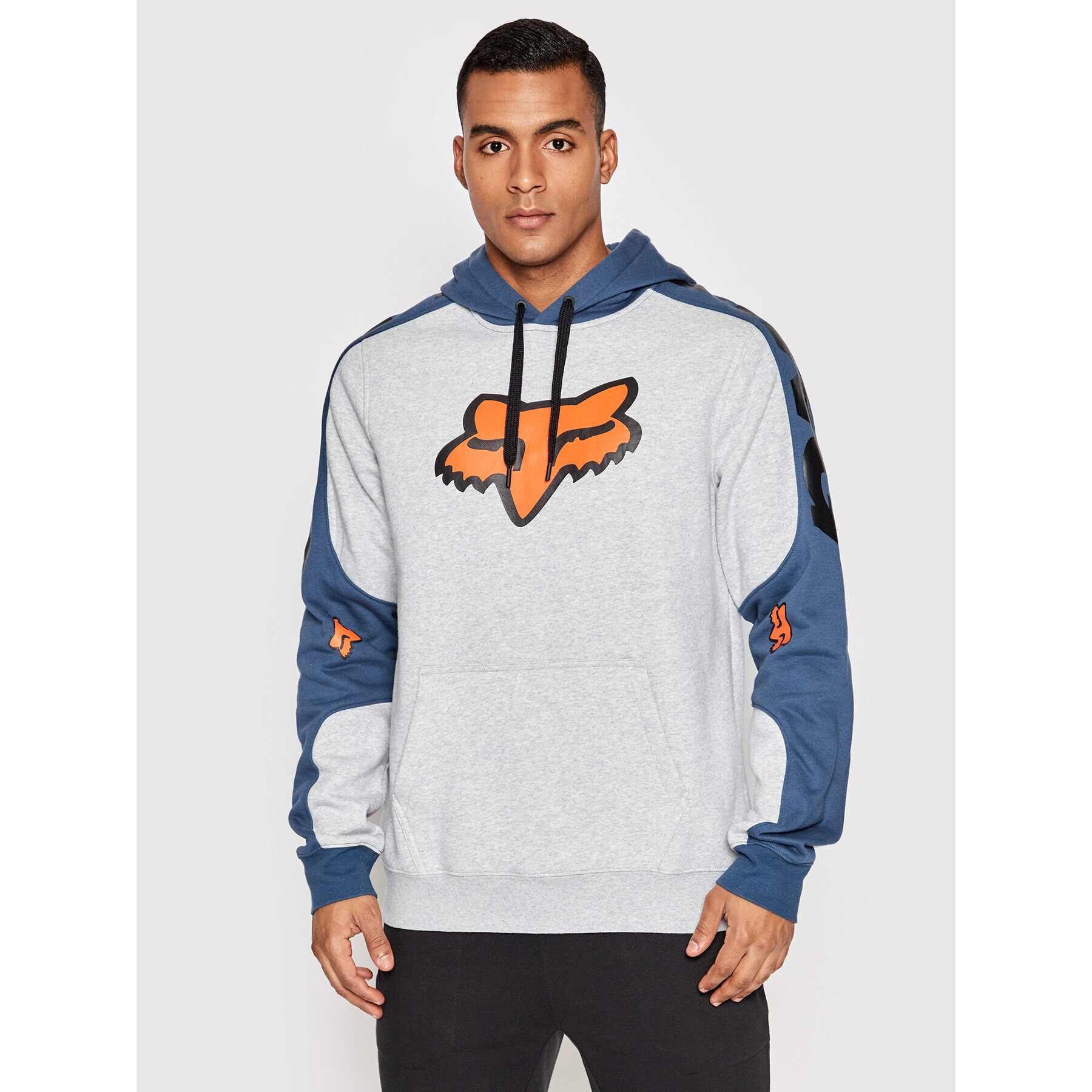 Fox Racing Суитшърт Karrera 29022 Сив Regular Fit - Pepit.bg