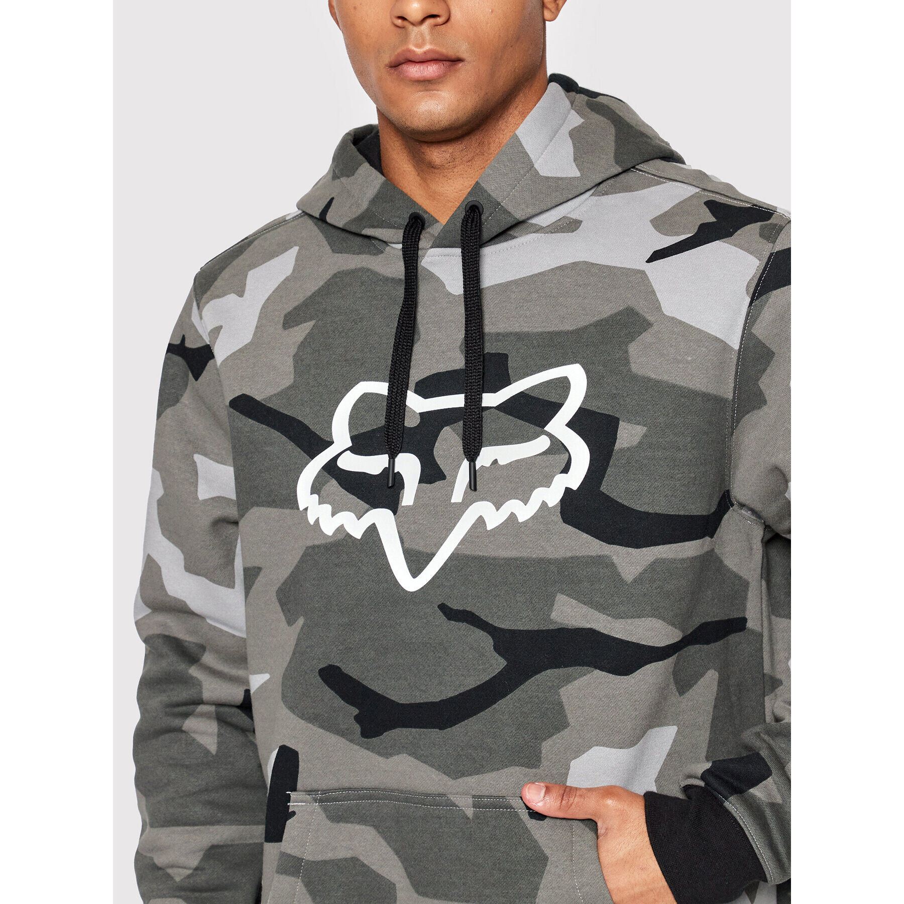 Fox Racing Суитшърт Legacy Fox Head 29355 Сив Regular Fit - Pepit.bg