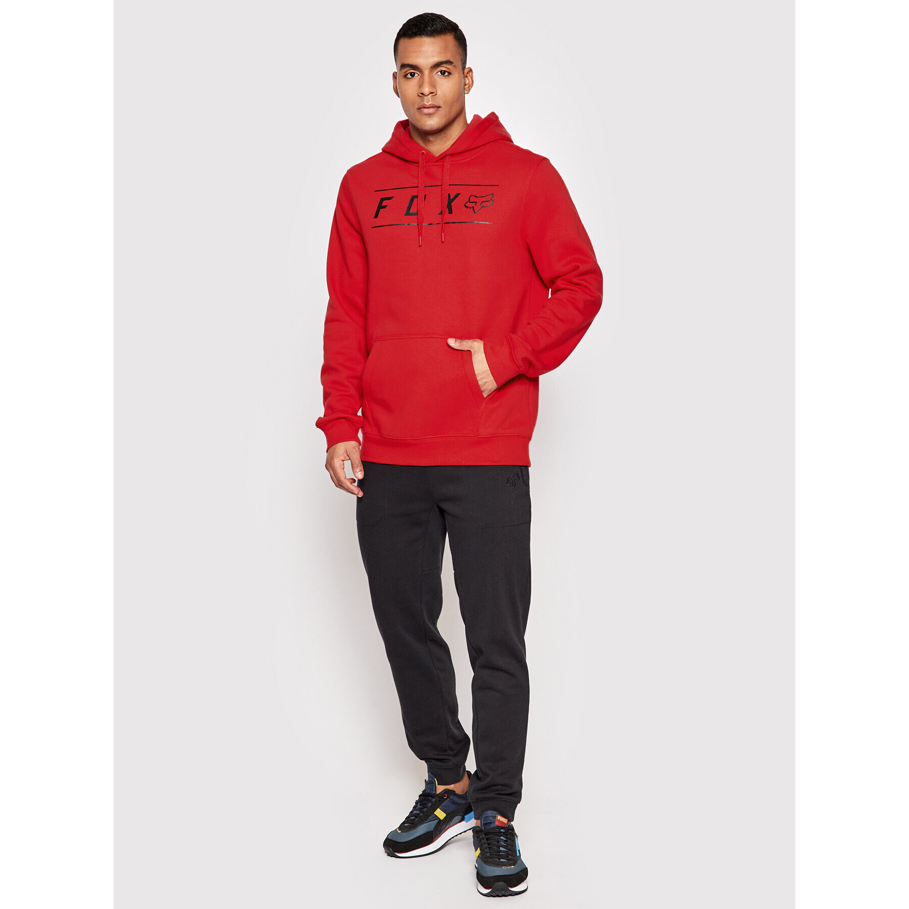 Fox Racing Суитшърт Pinnacle 28654 Червен Regular Fit - Pepit.bg