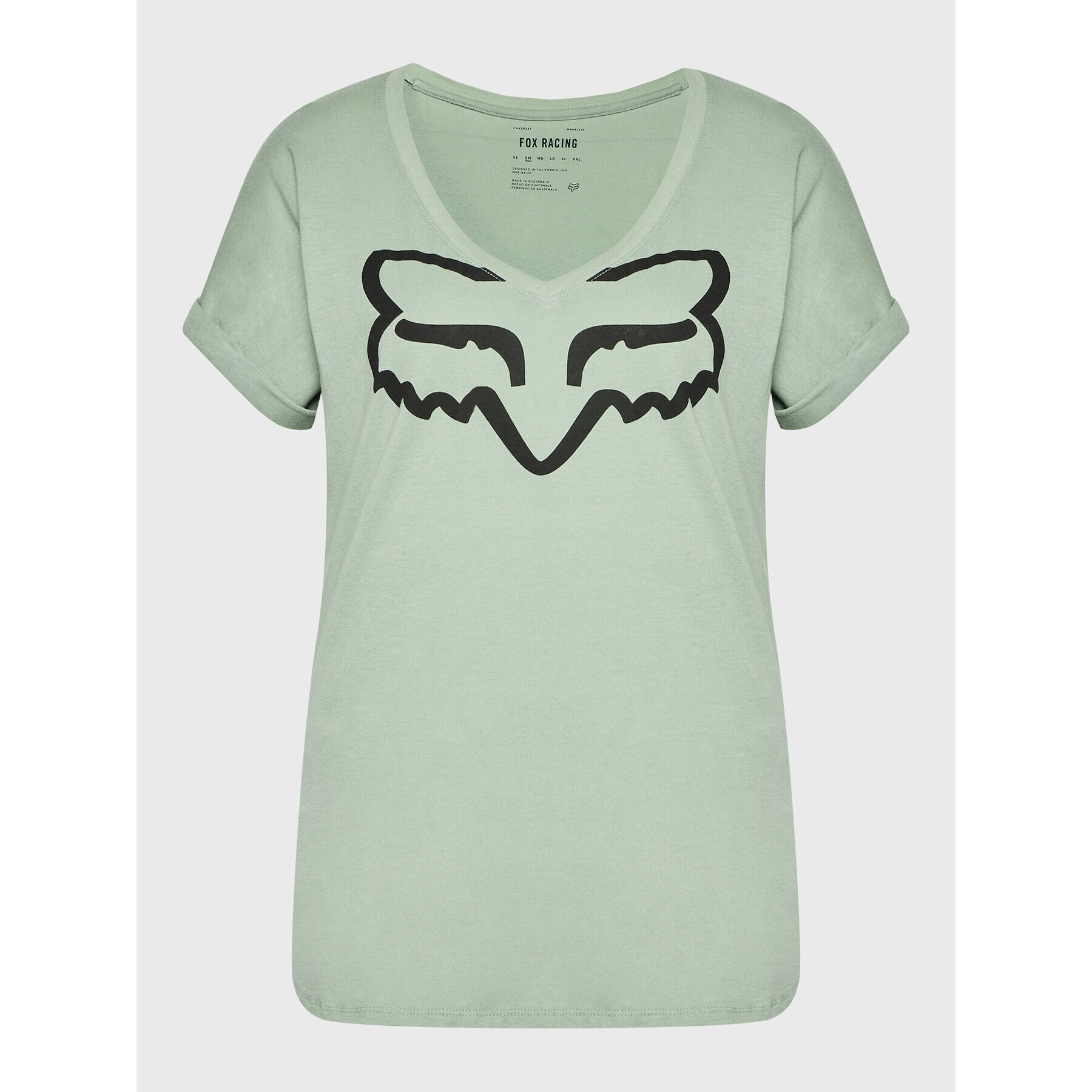 Fox Racing Тишърт Boundary 25718 Зелен Regular Fit - Pepit.bg