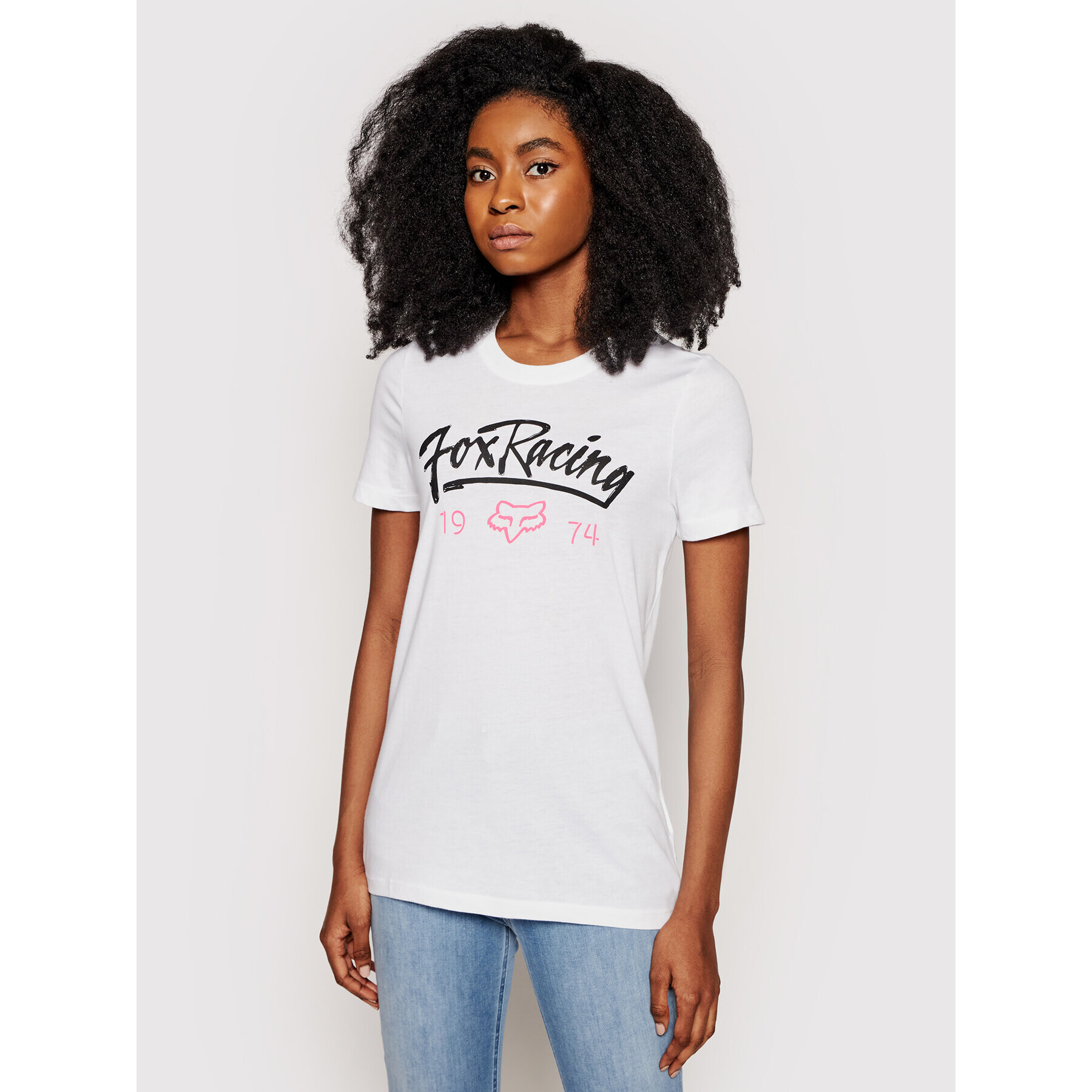 Fox Racing Тишърт Center Stage Bf Tee 27163 Бял Regular Fit - Pepit.bg