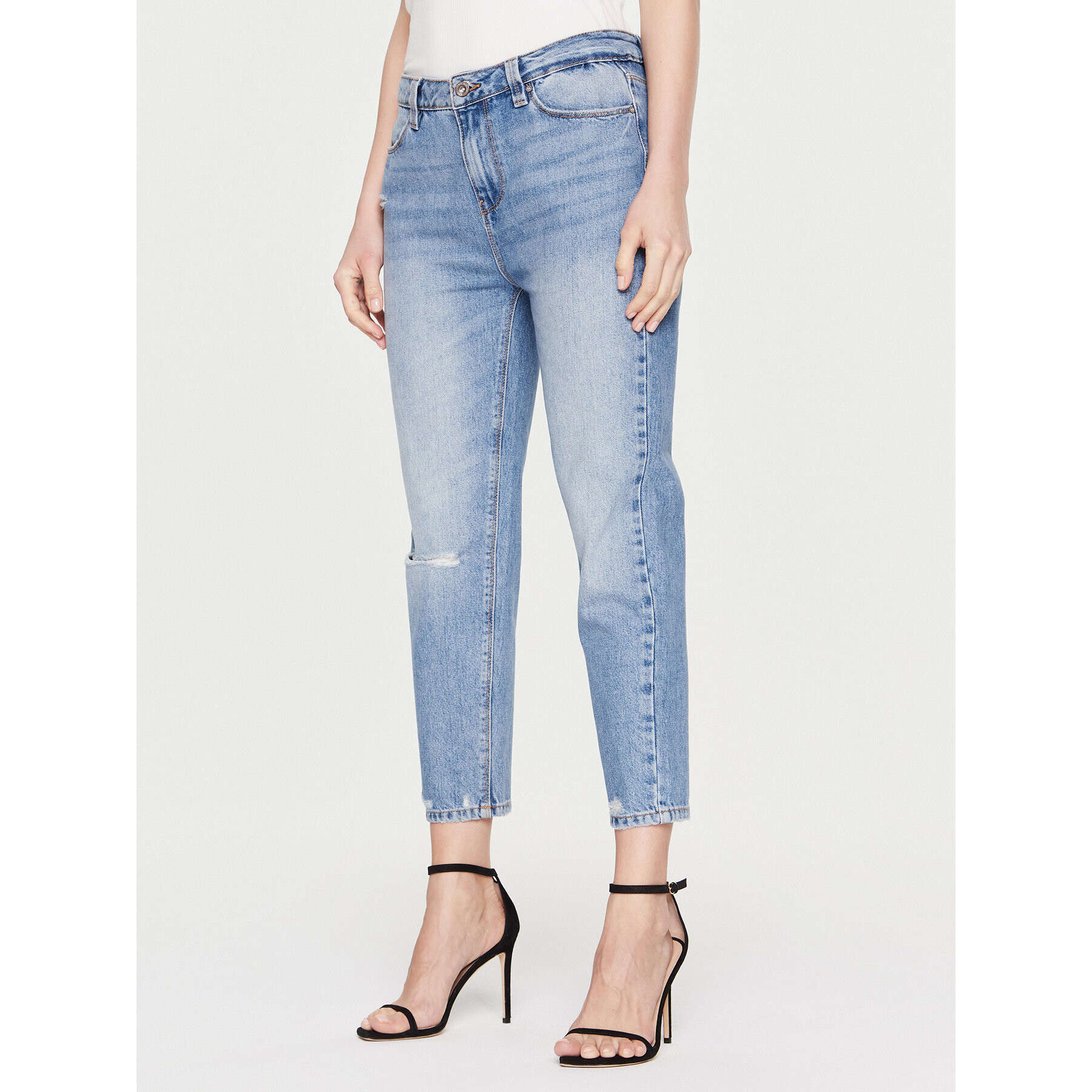 Fracomina Дънки FP23SV5002D41902 Син Boyfriend Fit - Pepit.bg